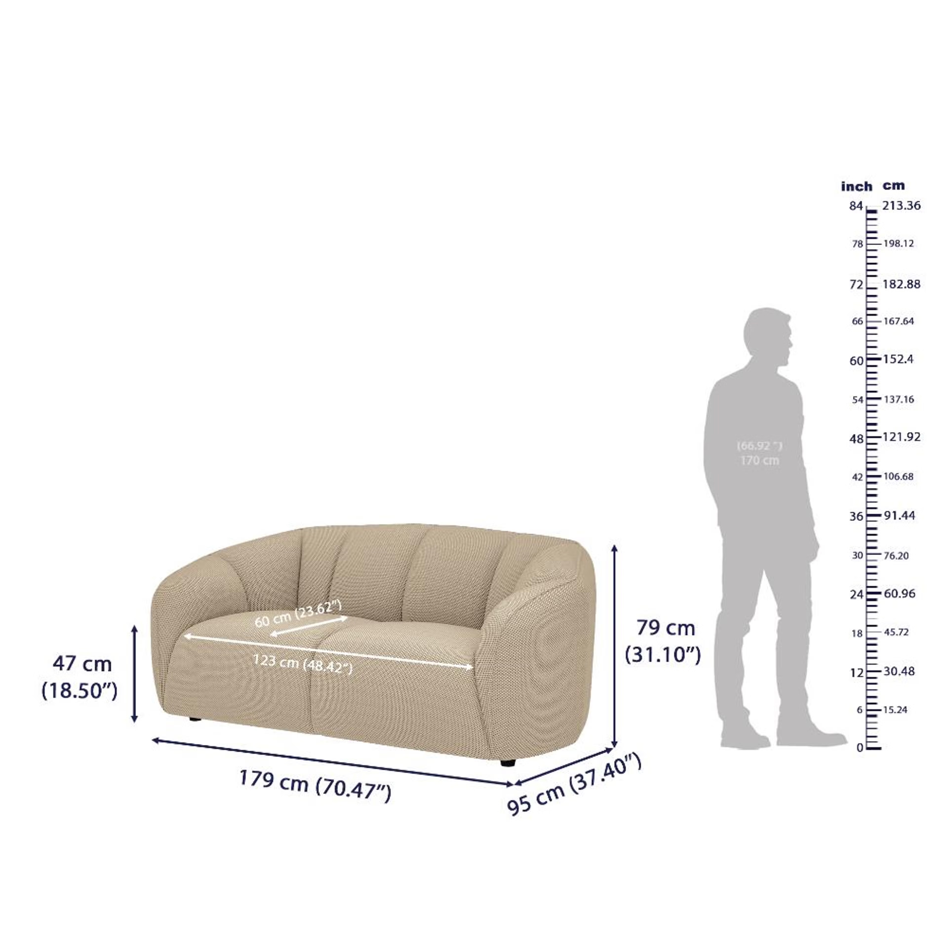 Wakefit Gozo Sofa Set (3+2) Seater Regular, Set (3+2), Beige 10 Wakefit Gozo Sofa Set (3+2) Seater Regular, Set (3+2), Beige