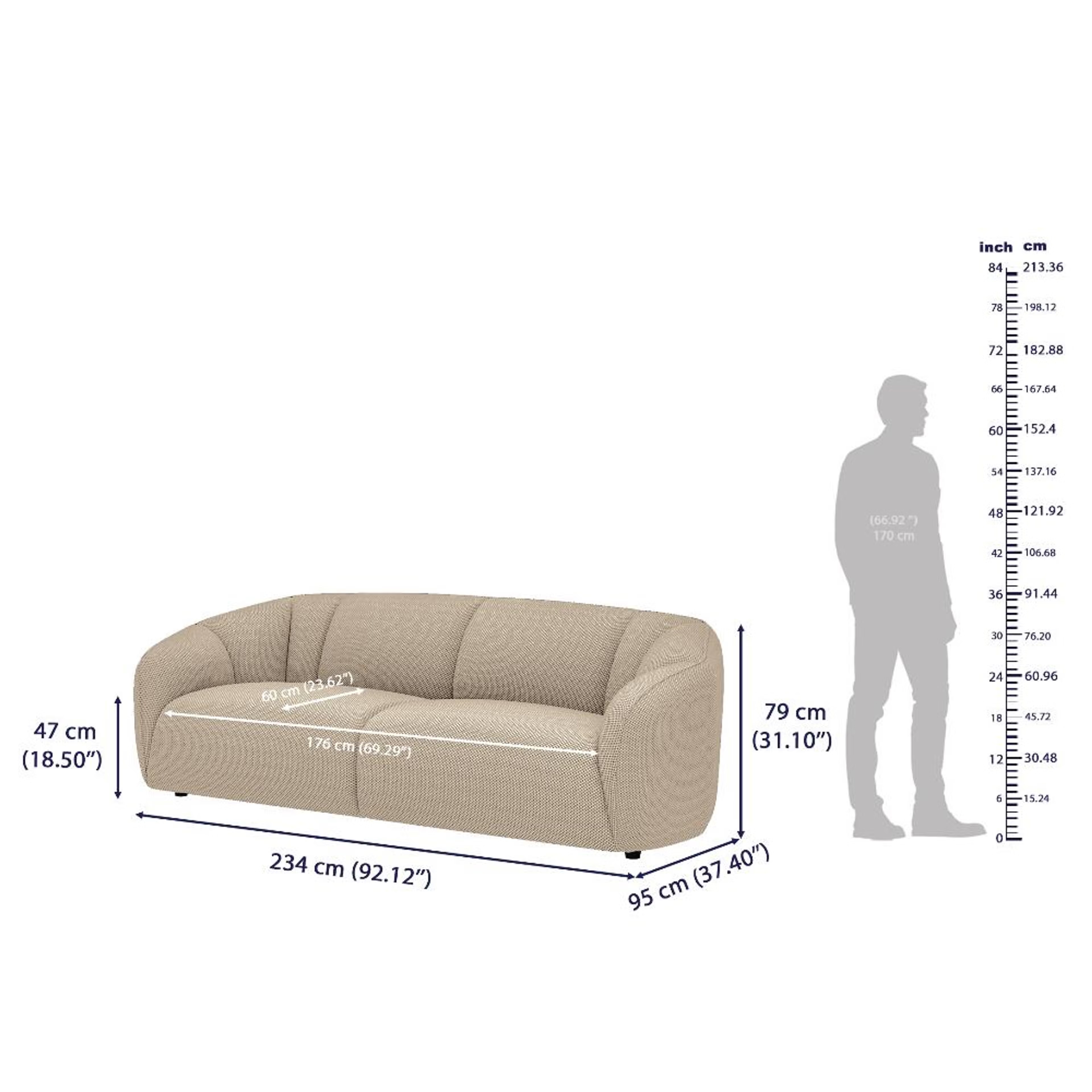 Wakefit Gozo Sofa Set (3+2) Seater Regular, Set (3+2), Beige 9 Wakefit Gozo Sofa Set (3+2) Seater Regular, Set (3+2), Beige