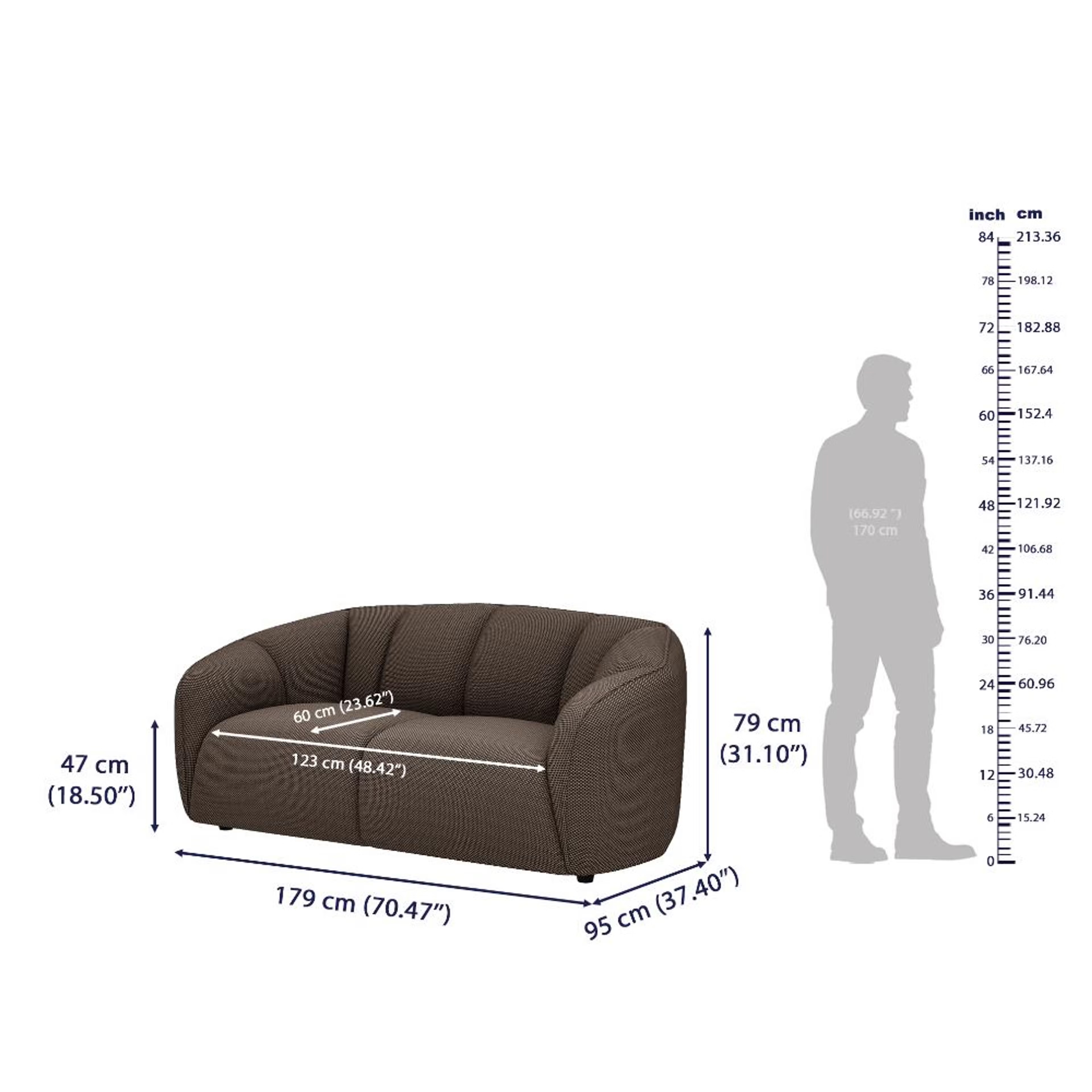 Wakefit Gozo Sofa Set (3+2) Seater Regular, Set (3+2), Brown 10 Wakefit Gozo Sofa Set (3+2) Seater Regular, Set (3+2), Brown