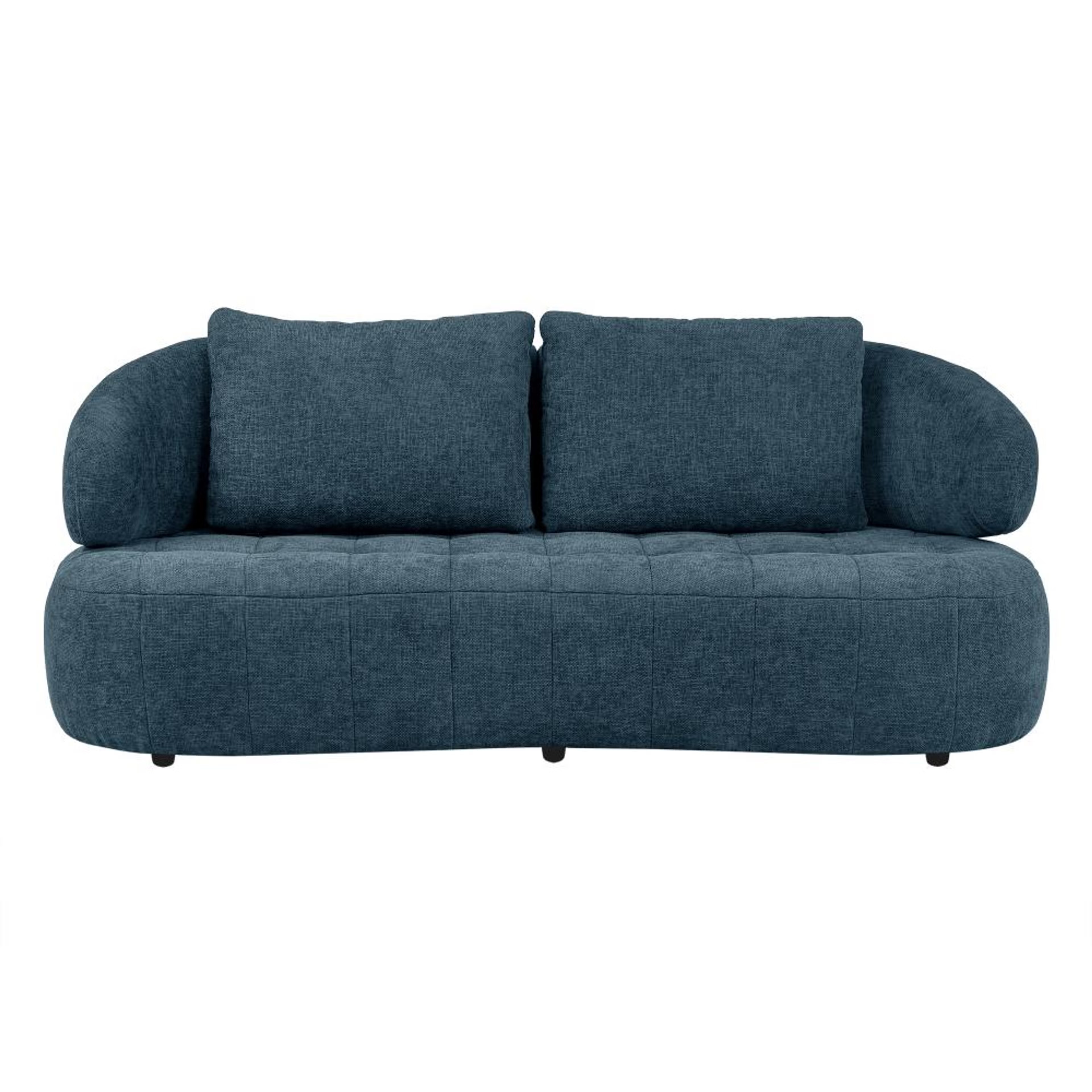 Home 34 Wakefit Samos Sofa - Two Seater Regular, Two Seater, Blue