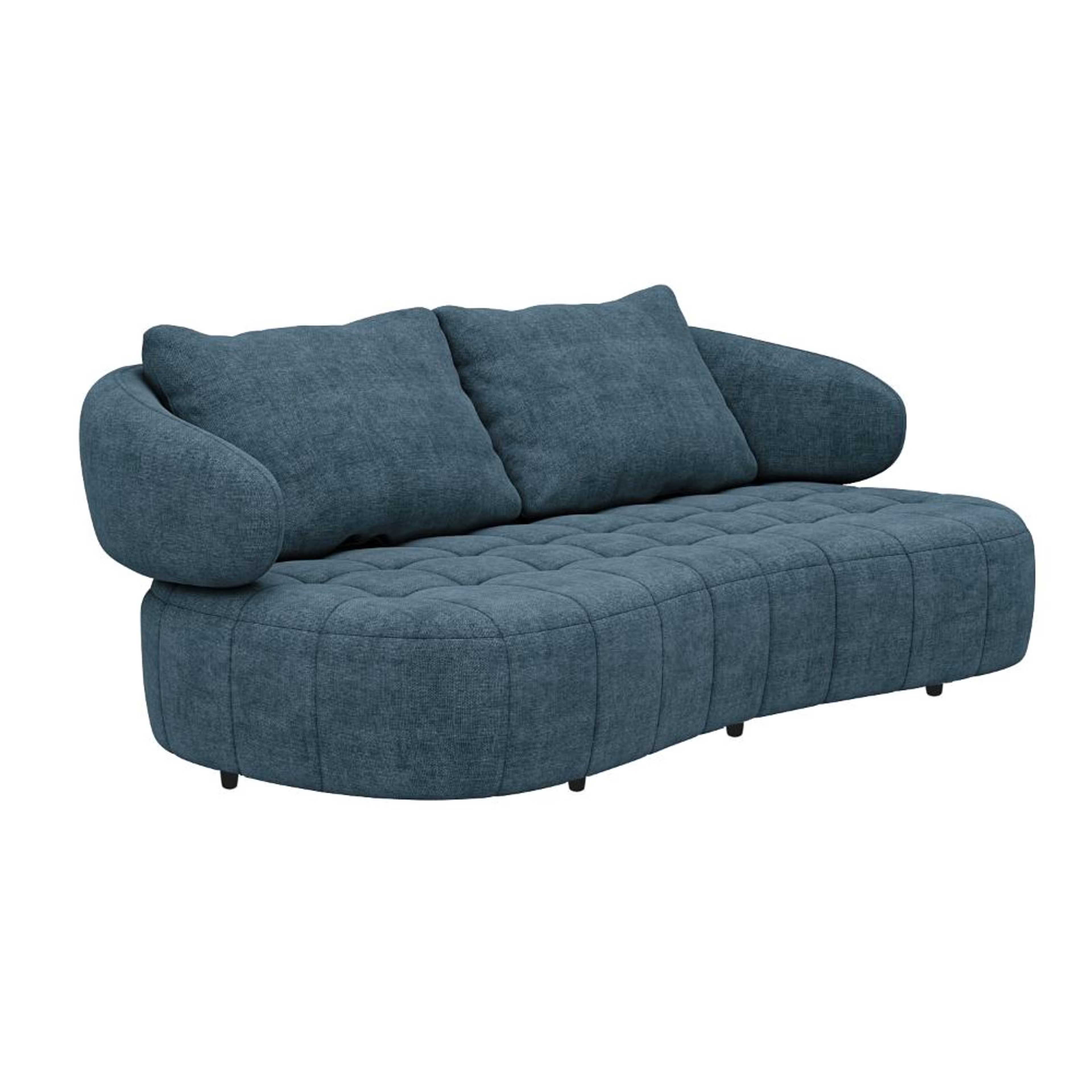 Wakefit Samos Sofa - Three Seater Regular, Three Seater, Blue 4 Wakefit Samos Sofa - Three Seater Regular, Three Seater, Blue