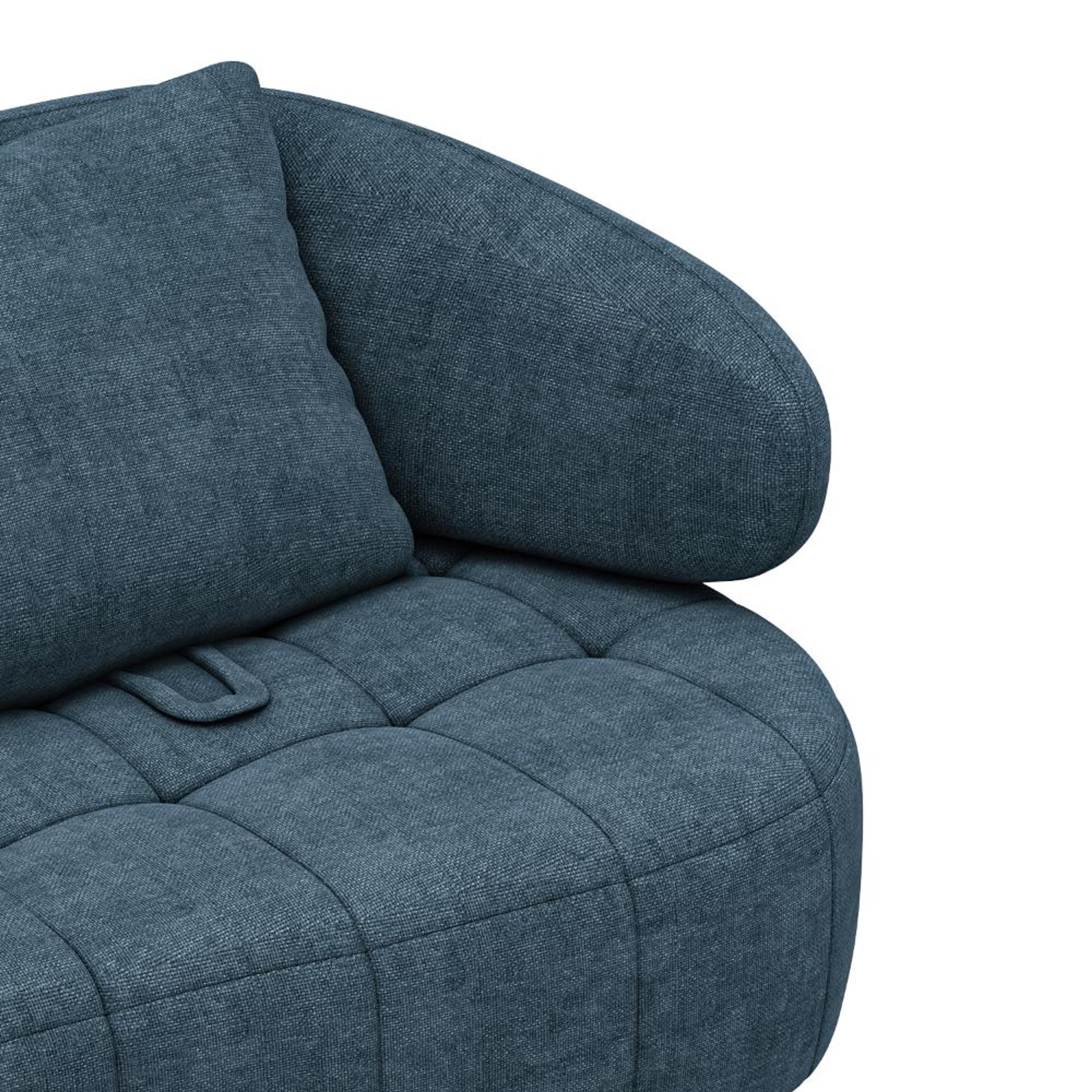 Wakefit Samos Sofa - Three Seater Regular, Three Seater, Blue 7 Wakefit Samos Sofa - Three Seater Regular, Three Seater, Blue