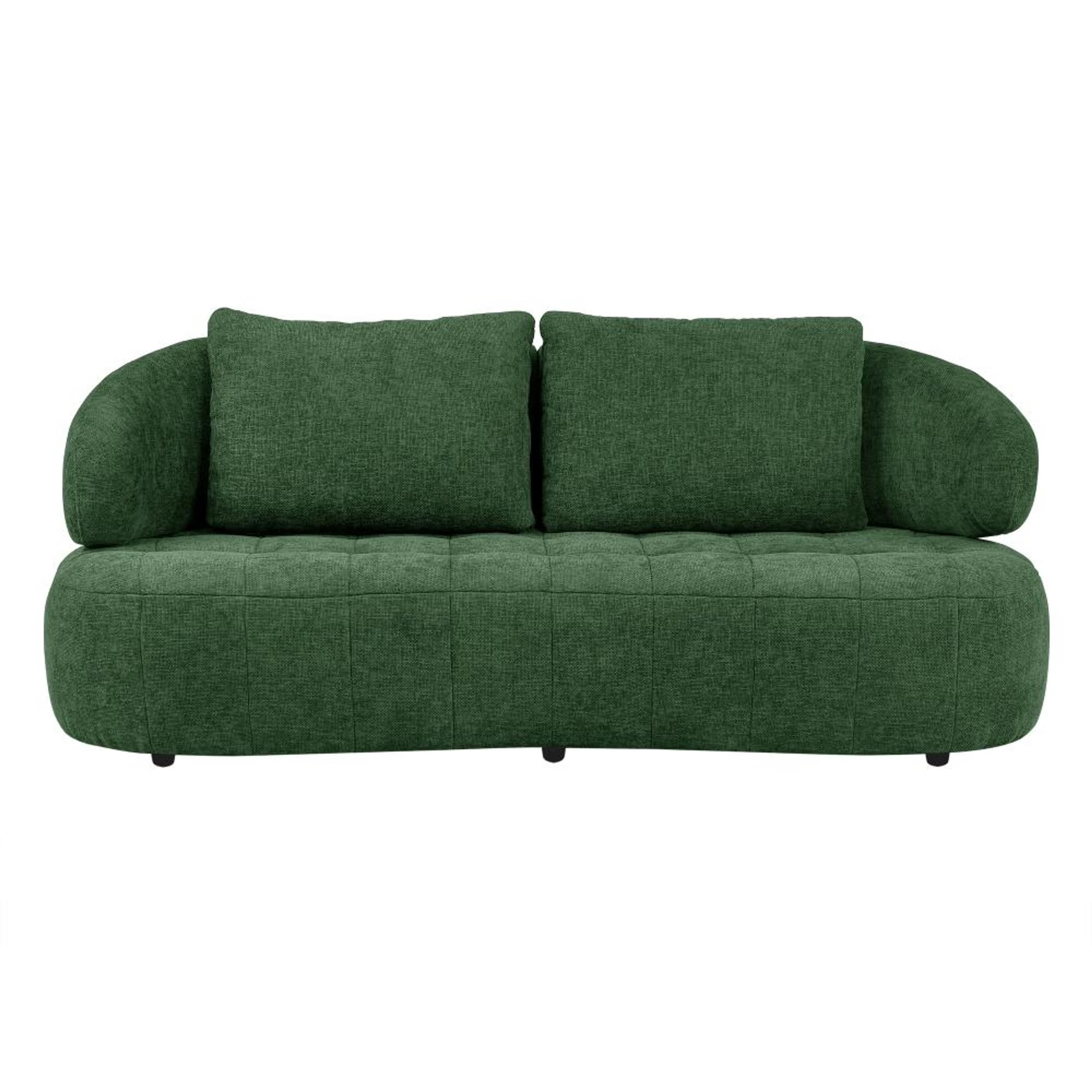 Wakefit Samos Sofa - Two Seater Regular, Two Seater, Green