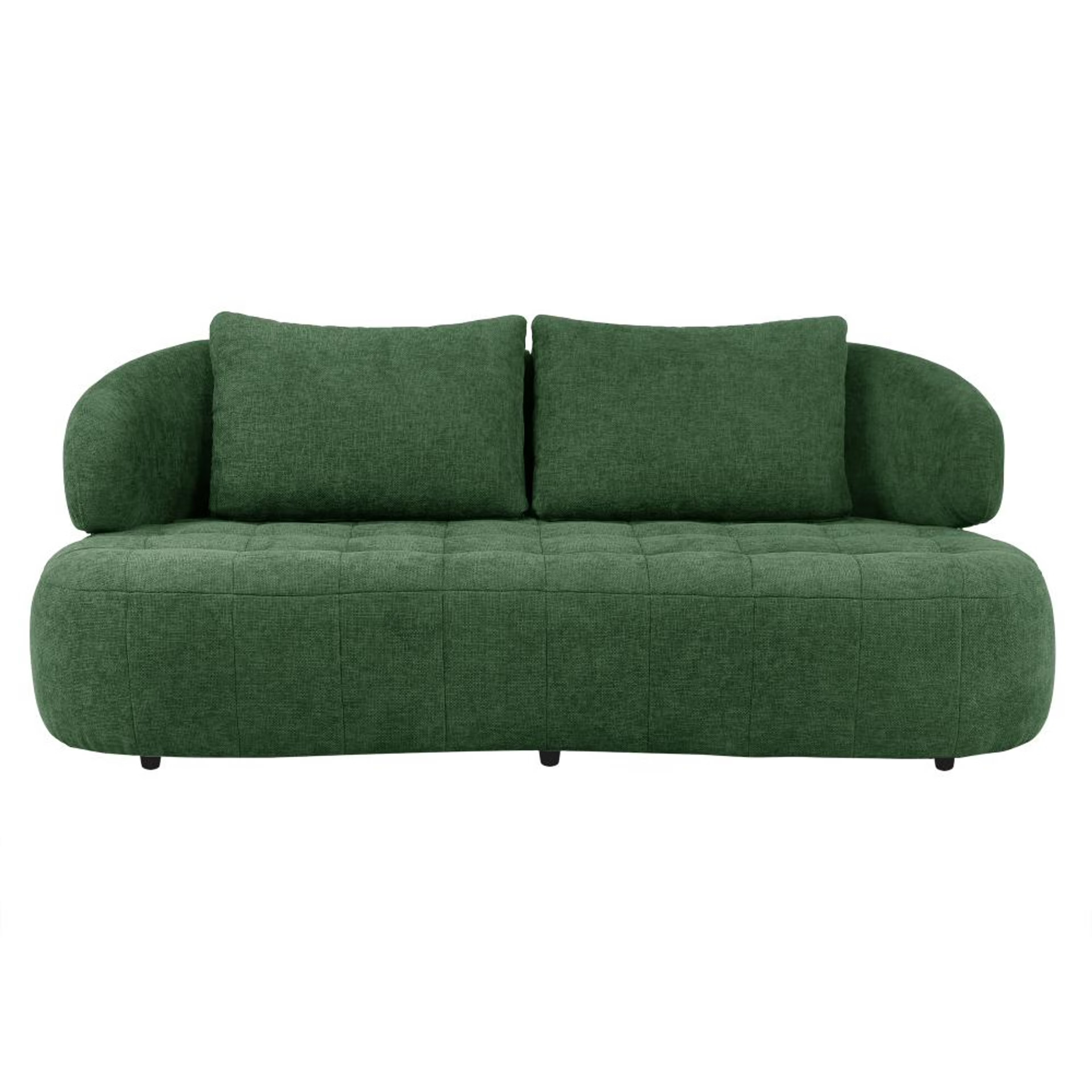 Wakefit Samos Sofa - Two Seater Regular, Two Seater, Green