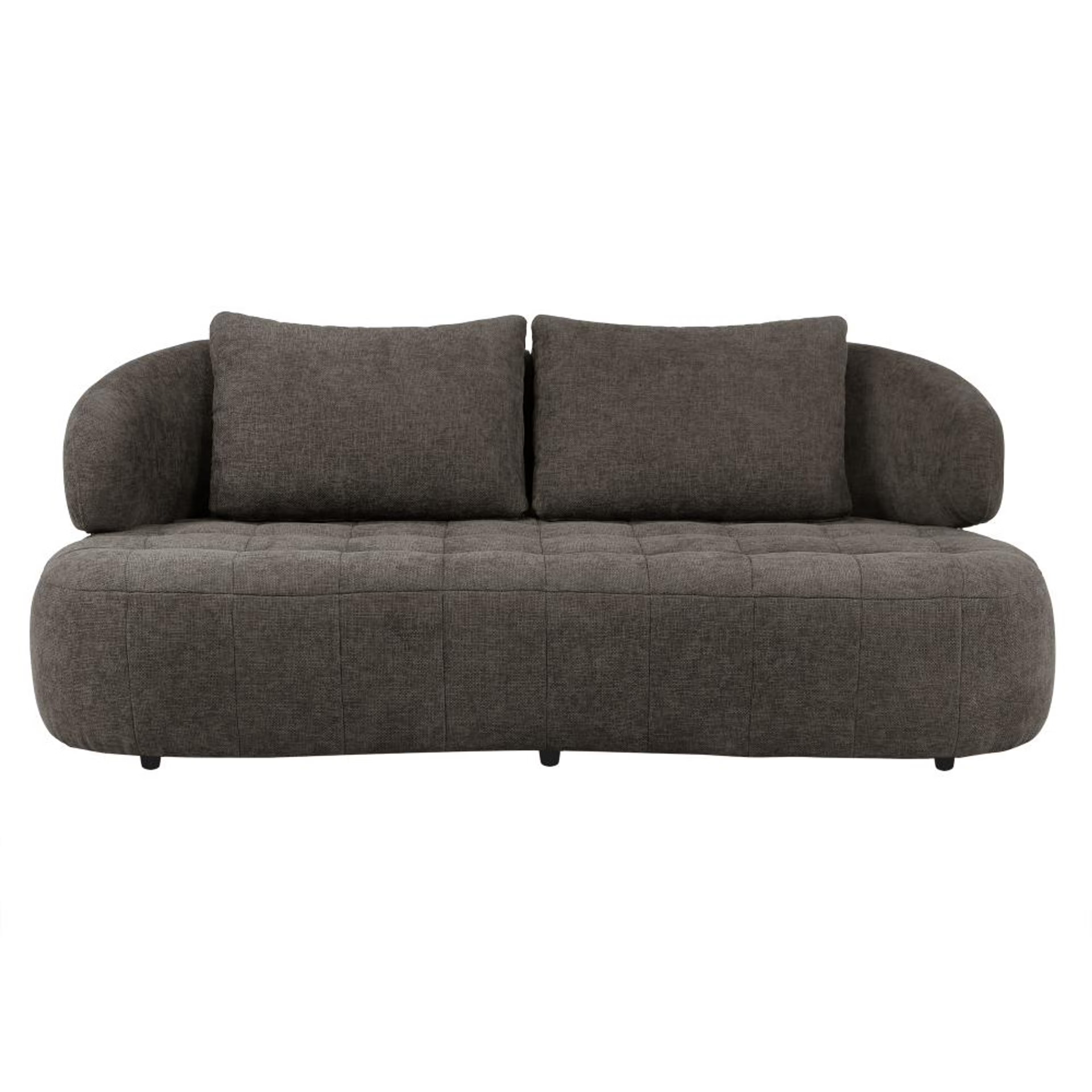 Wakefit Samos Sofa - Two Seater Regular, Two Seater, Brown