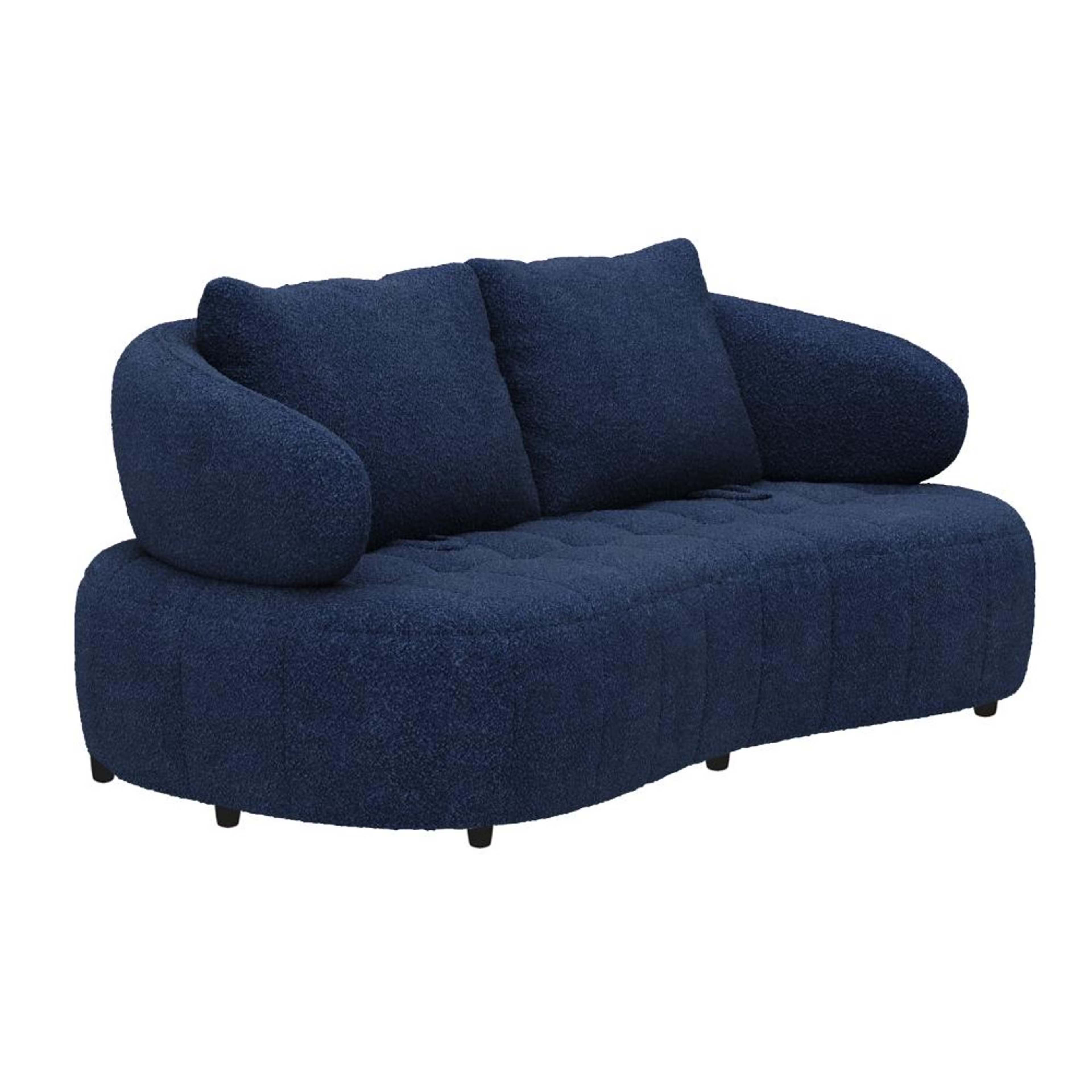 Wakefit Samos Sofa - Two Seater Regular, Two Seater, Blue 4 Wakefit Samos Sofa - Two Seater Regular, Two Seater, Blue