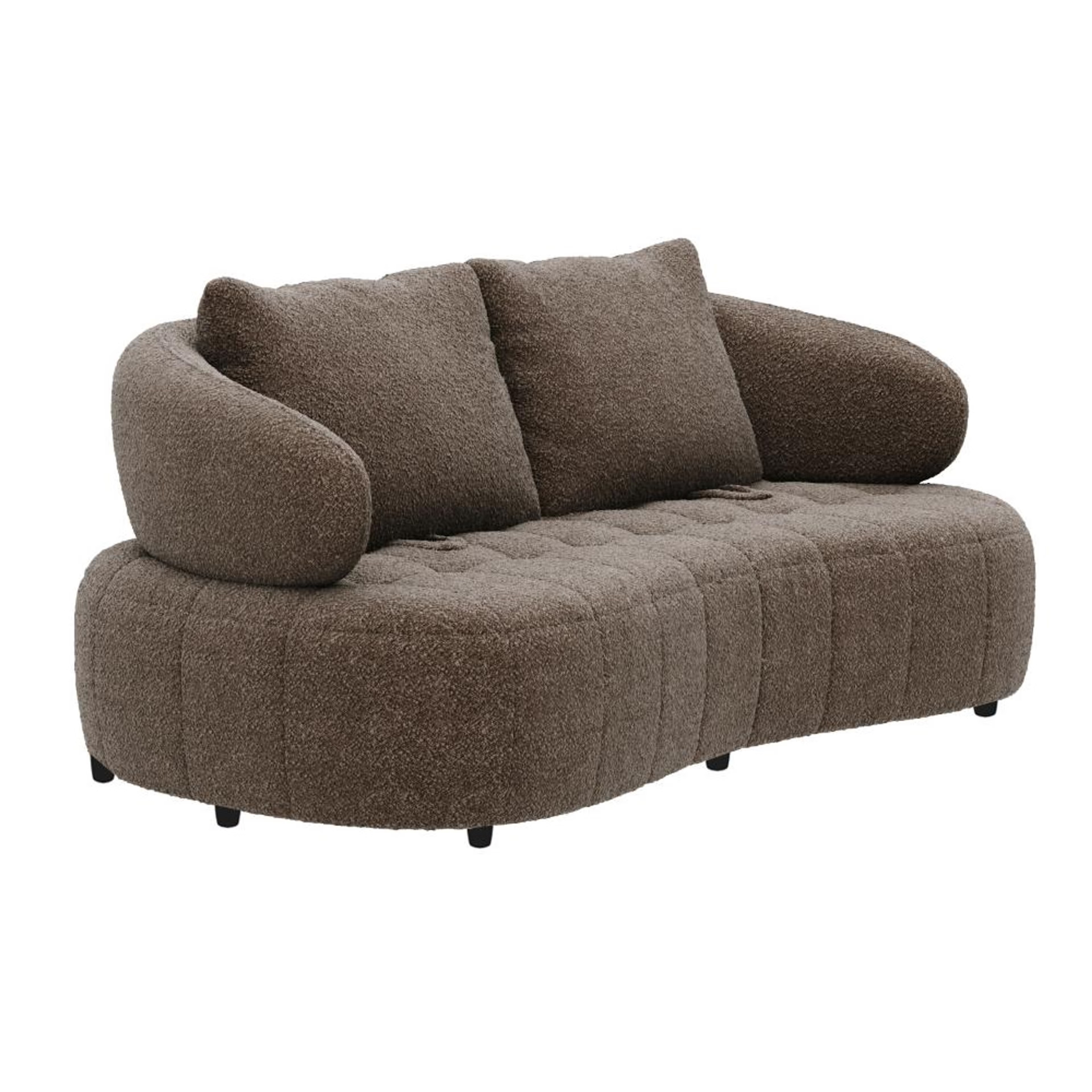 Wakefit Samos Sofa - Two Seater Regular, Two Seater, Brown 4 Wakefit Samos Sofa - Two Seater Regular, Two Seater, Brown