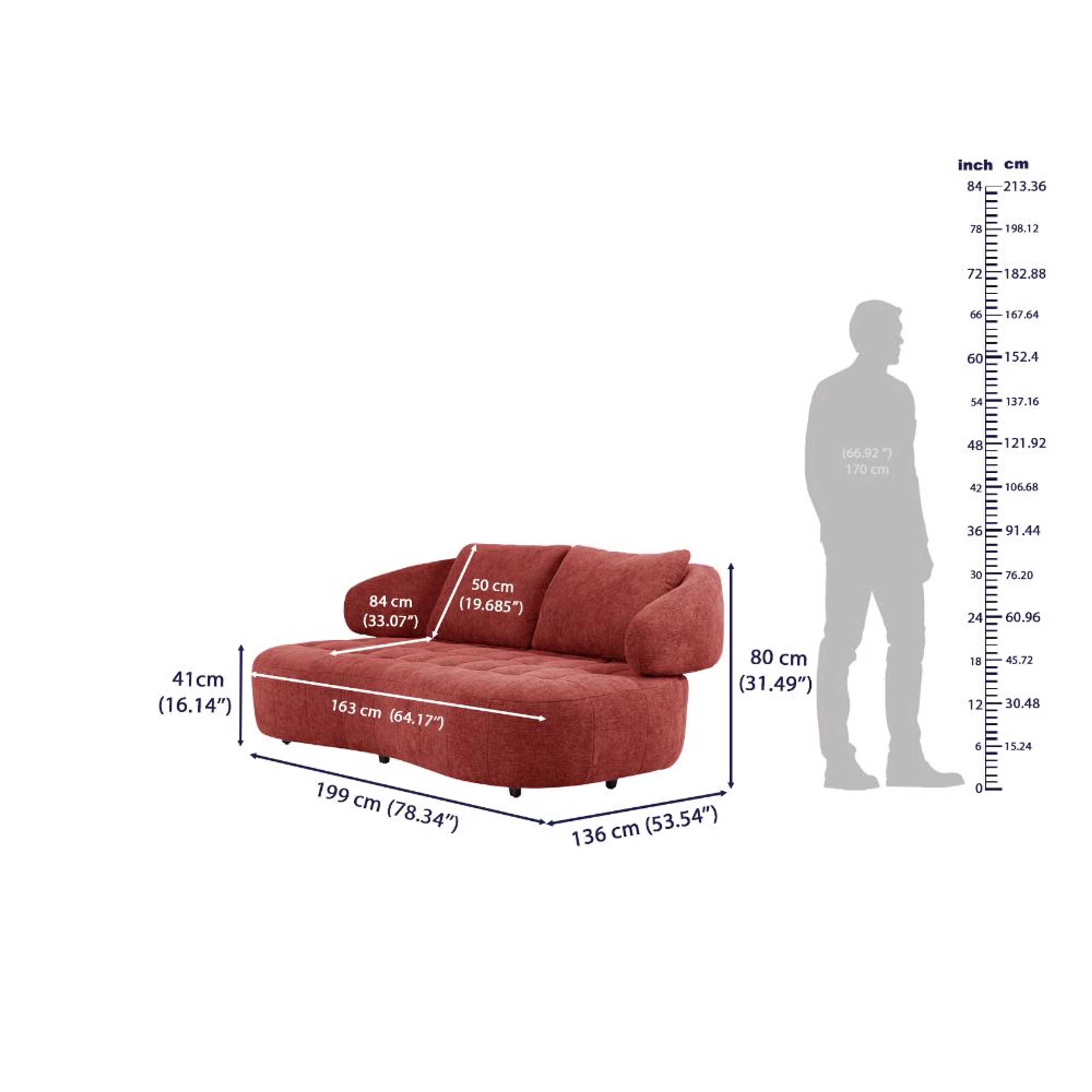 Wakefit Samos Sofa Set (3+2) Seater Regular, Set (3+2), Maroon 12 Wakefit Samos Sofa Set (3+2) Seater Regular, Set (3+2), Maroon
