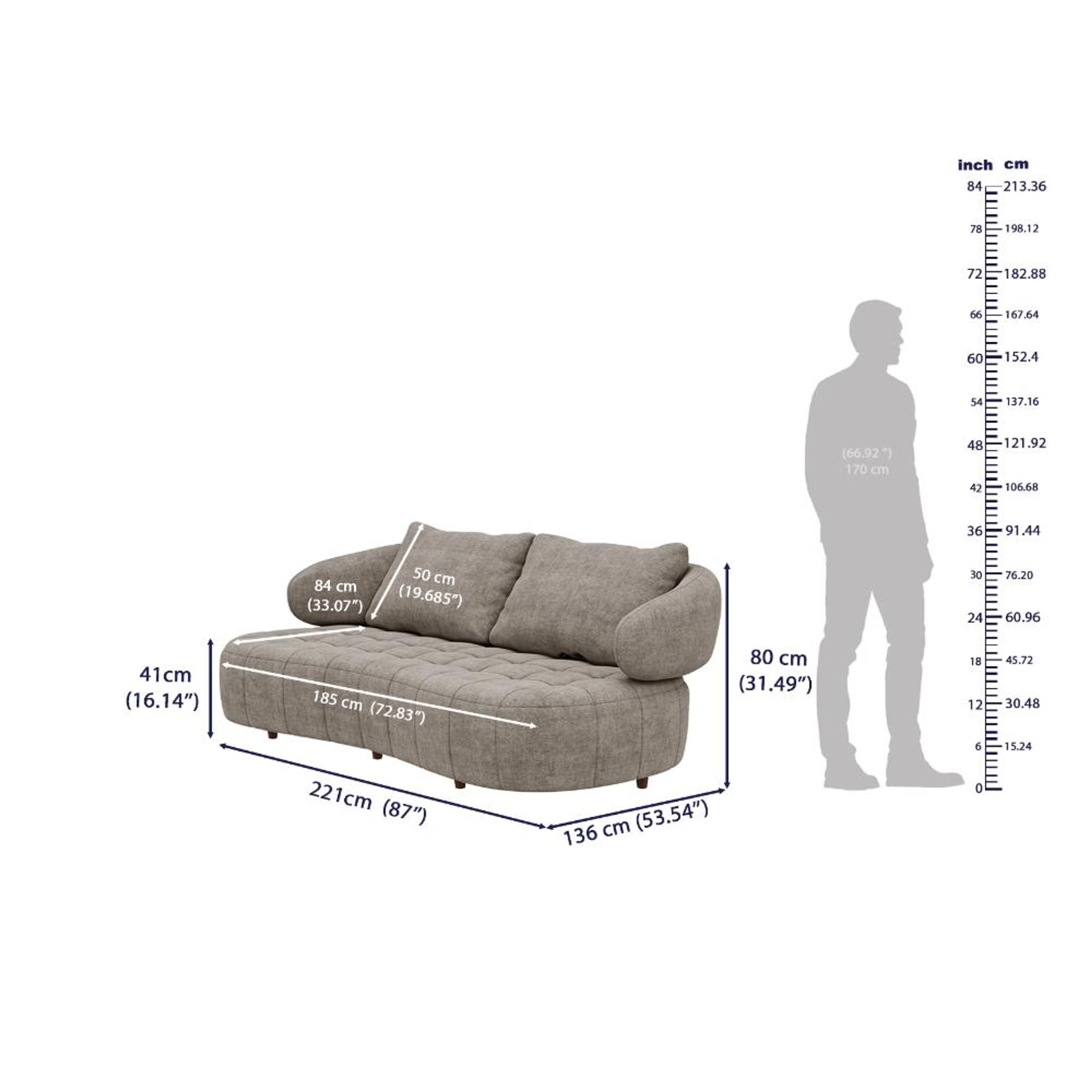 Wakefit Samos Sofa Set (3+2) Seater Regular, Set (3+2), Taupe 10 Wakefit Samos Sofa Set (3+2) Seater Regular, Set (3+2), Taupe