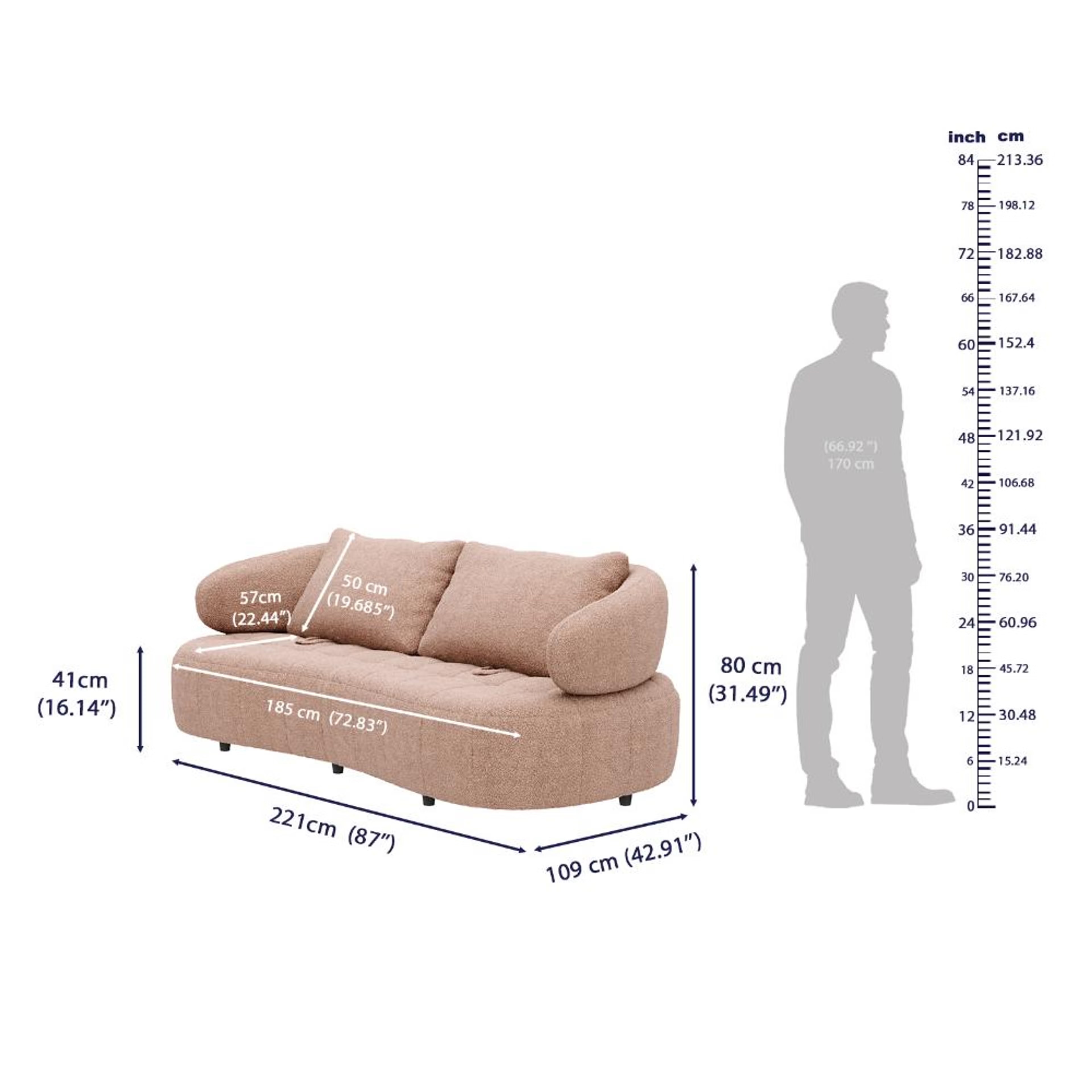Wakefit Samos Sofa Set (3+2) Seater Regular, Set (3+2), Pink 9 Wakefit Samos Sofa Set (3+2) Seater Regular, Set (3+2), Pink