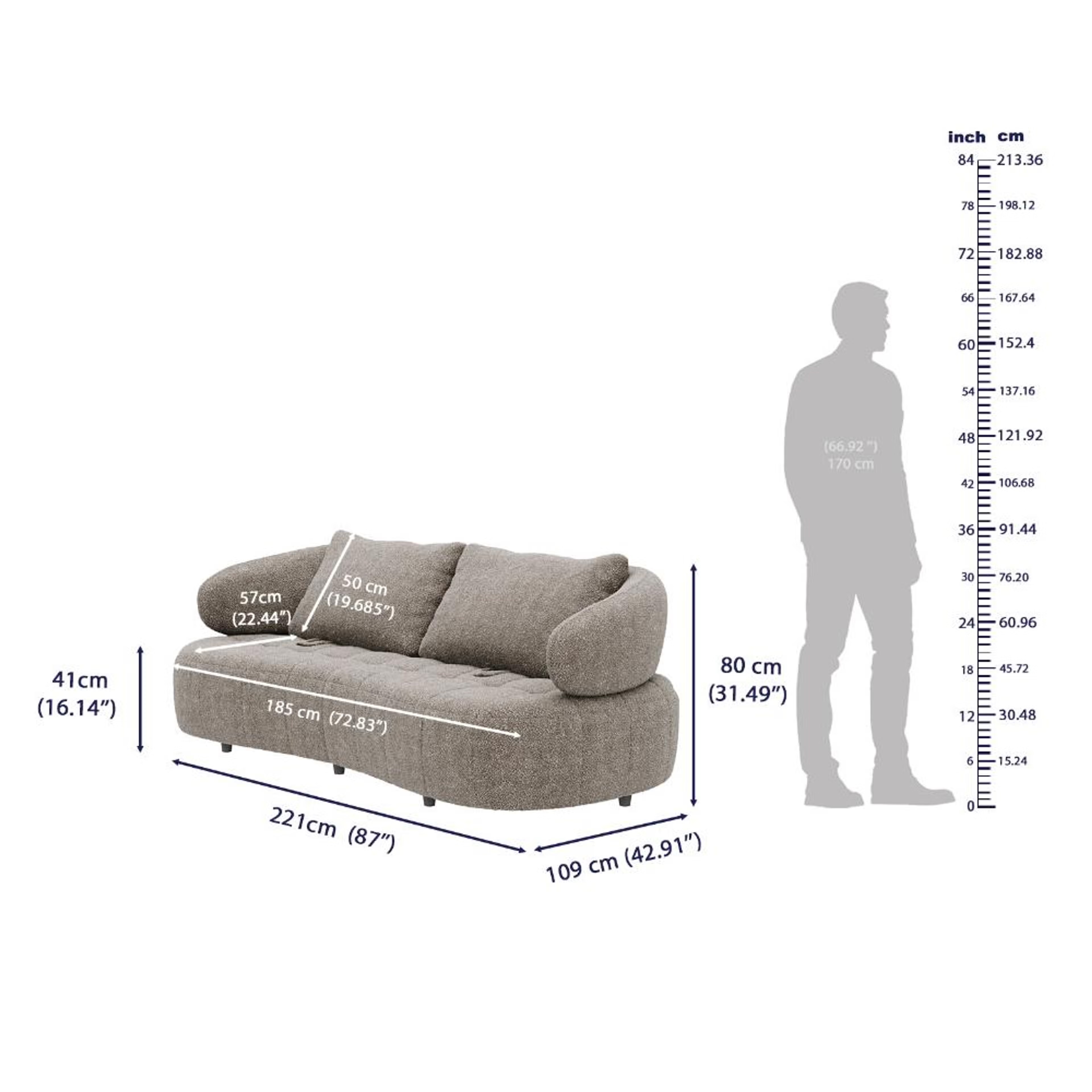 Wakefit Samos Sofa Set (3+2) Seater Regular, Set (3+2), Beige 9 Wakefit Samos Sofa Set (3+2) Seater Regular, Set (3+2), Beige