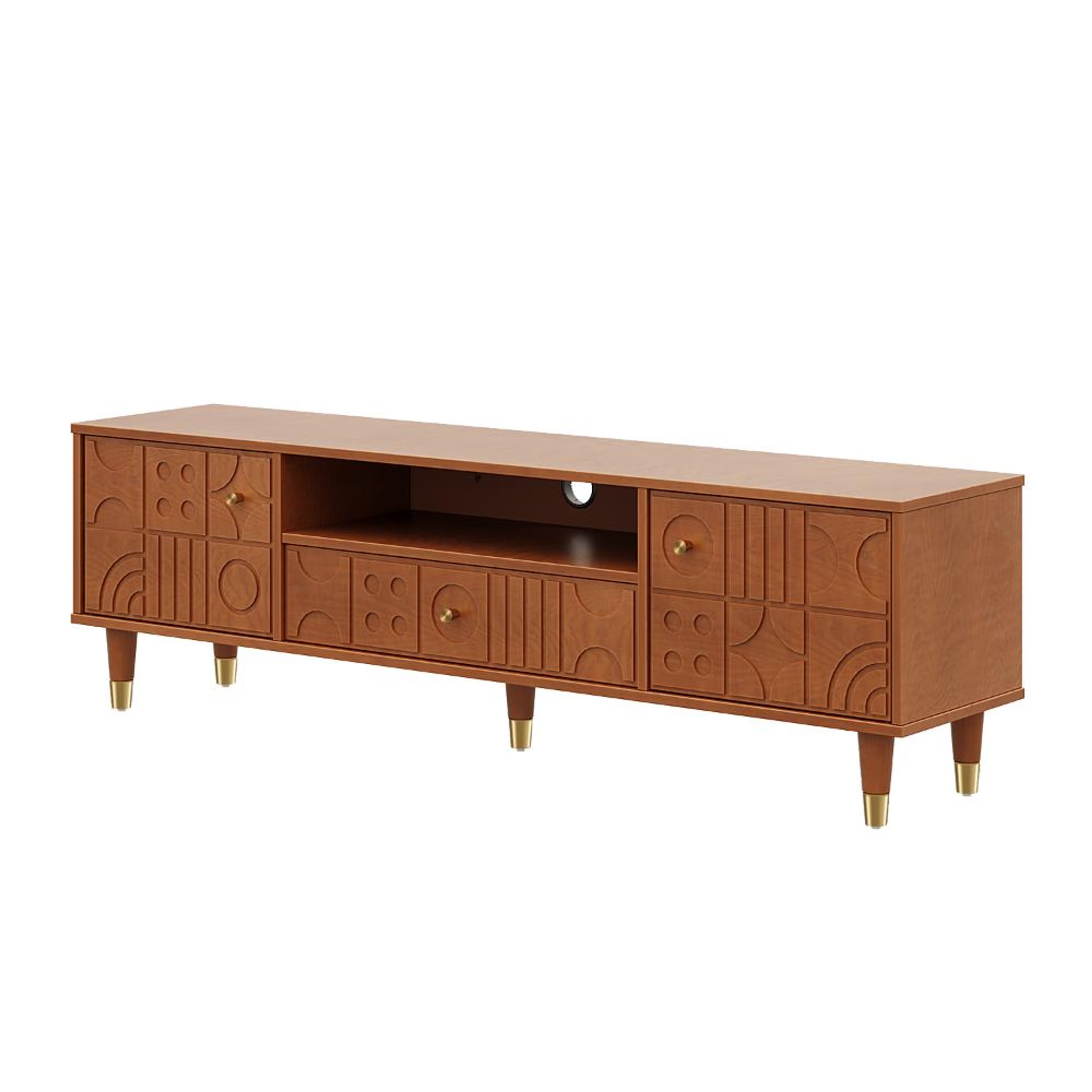 Wakefit Lunarix TV Unit Aurora Gold 4 Wakefit Lunarix TV Unit Aurora Gold