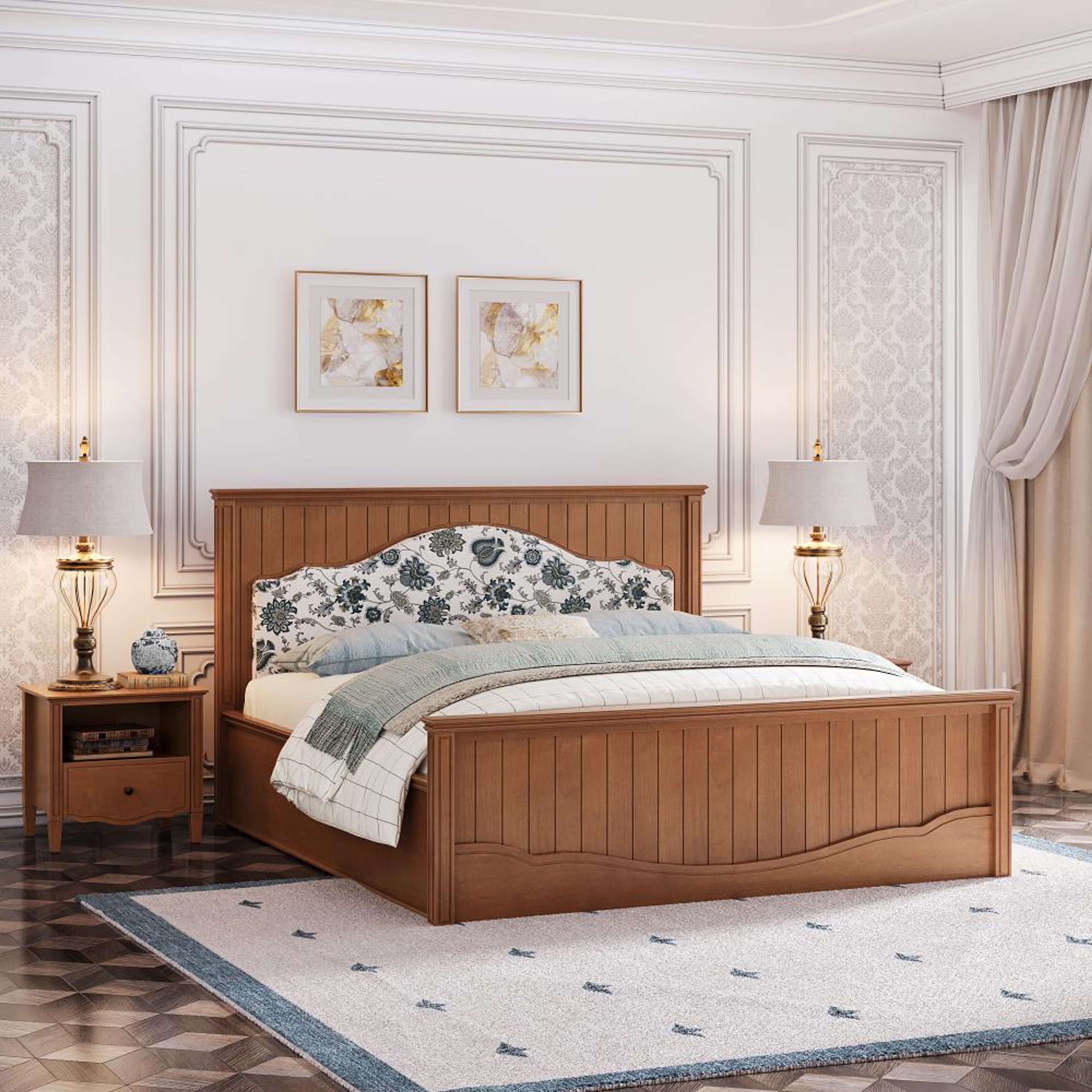 Wakefit Anokhi King Storage Bed King - 78" x 72\