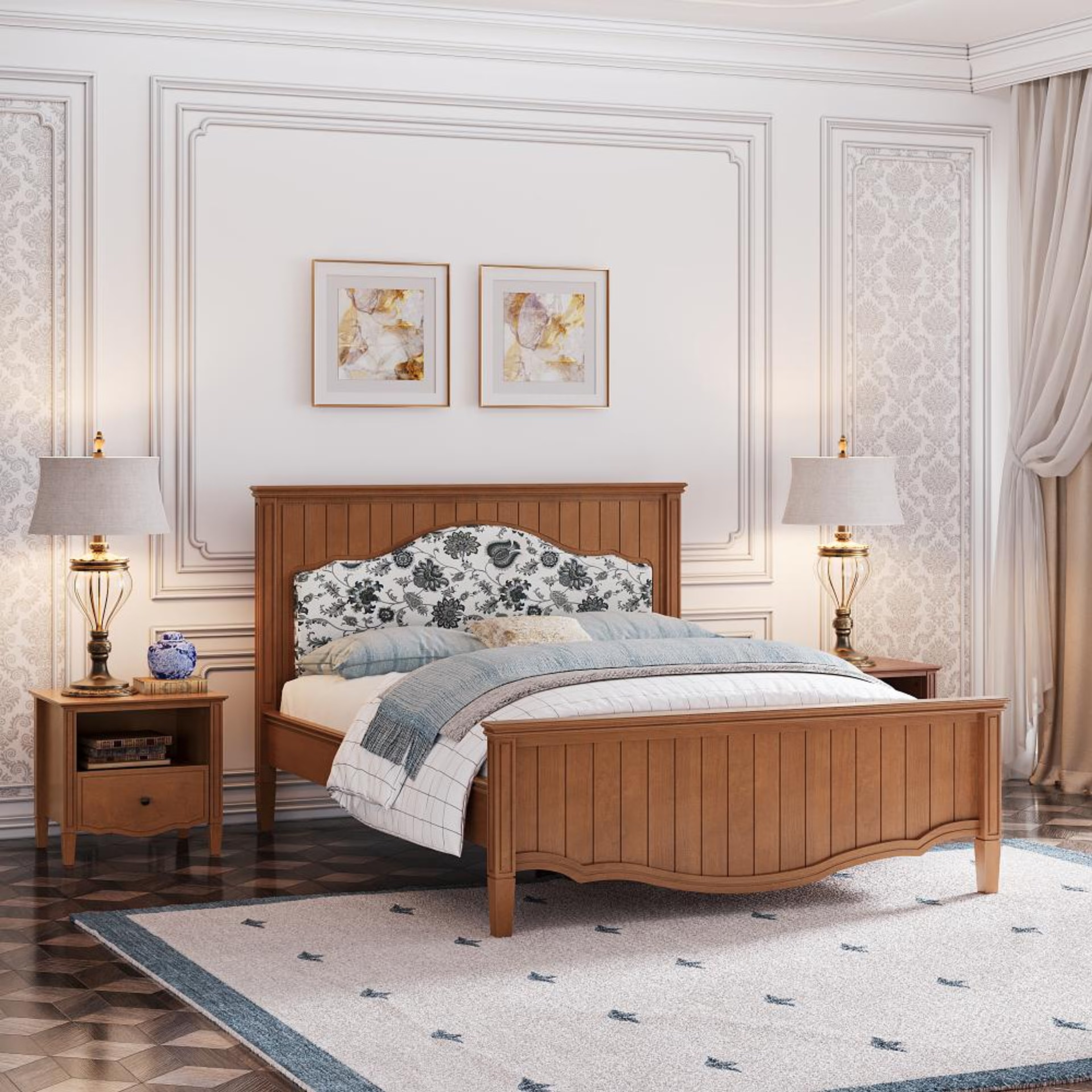 Wakefit Anokhi Queen Non Storage Bed Queen - 78" x 60\