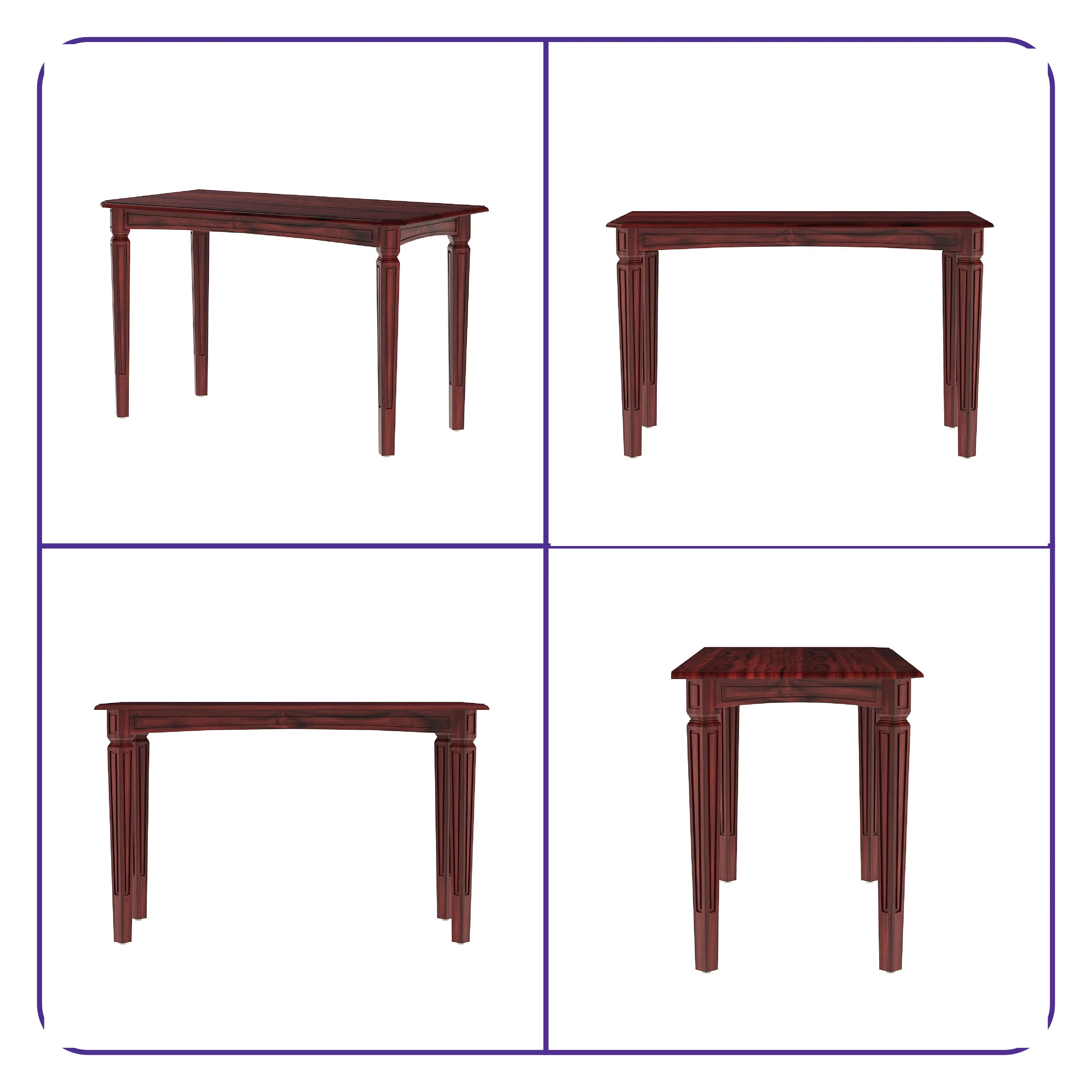 Wakefit Kumen teak wood Study Table Without Storage, Ambrosia Teak