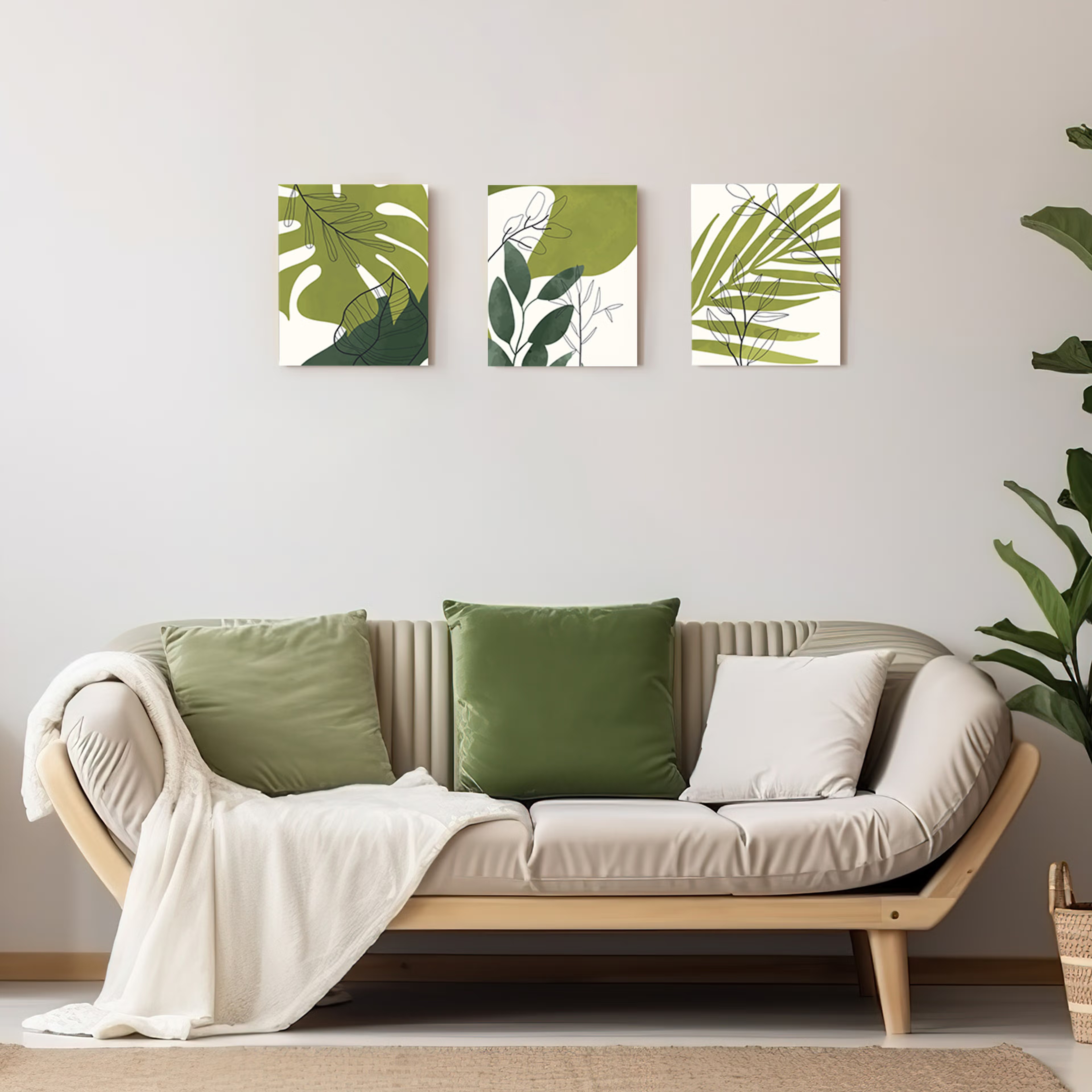 Home 45 Natural harmony Vinyl Set of 3 (9X11) Inch Vinyl, 11X14 inch, Set of 3