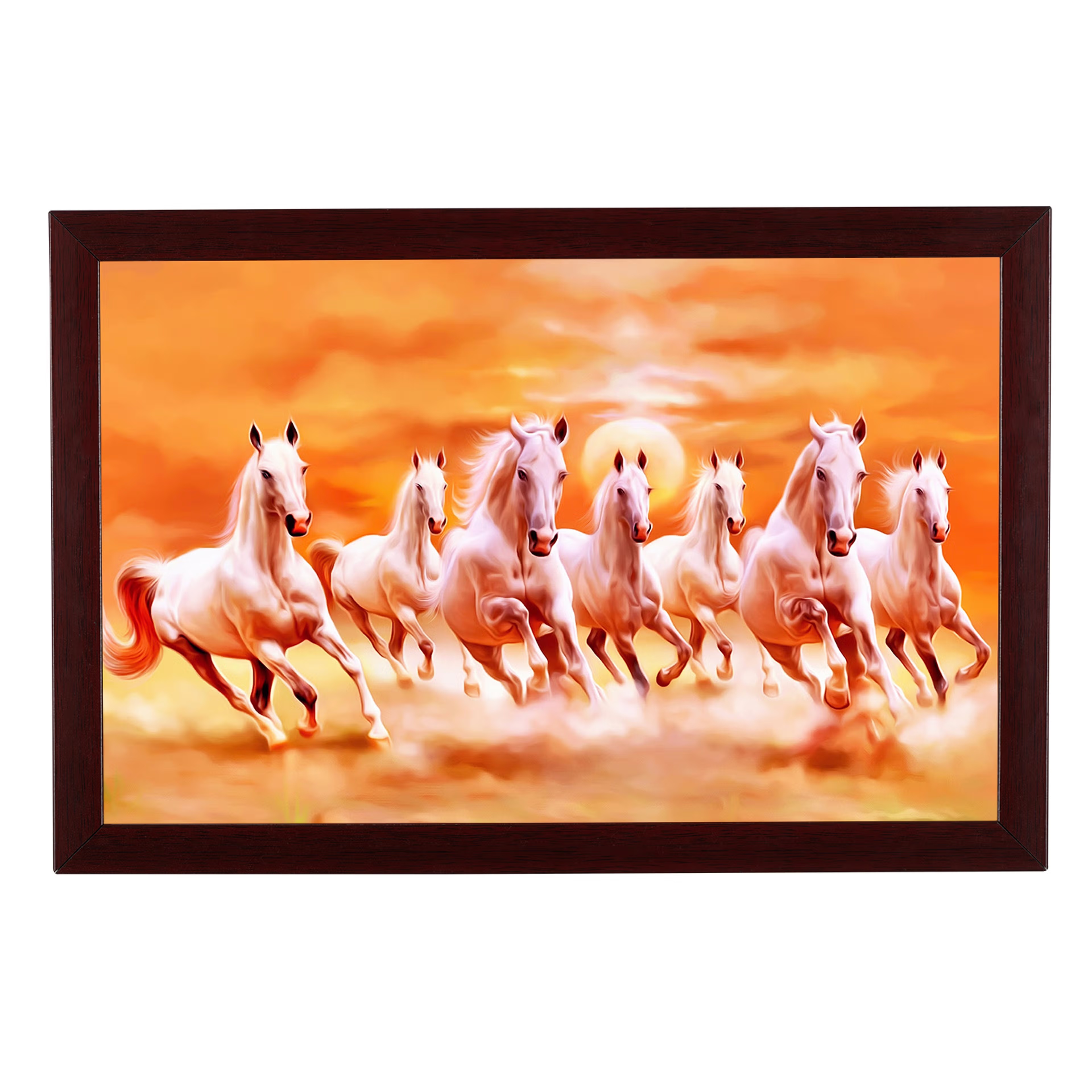 Home 35 Gallop of Freedom Red Picture Frame Set of 1 (18X12) Inch Picture Frame, Red, 18X12 inch, Set of 1
