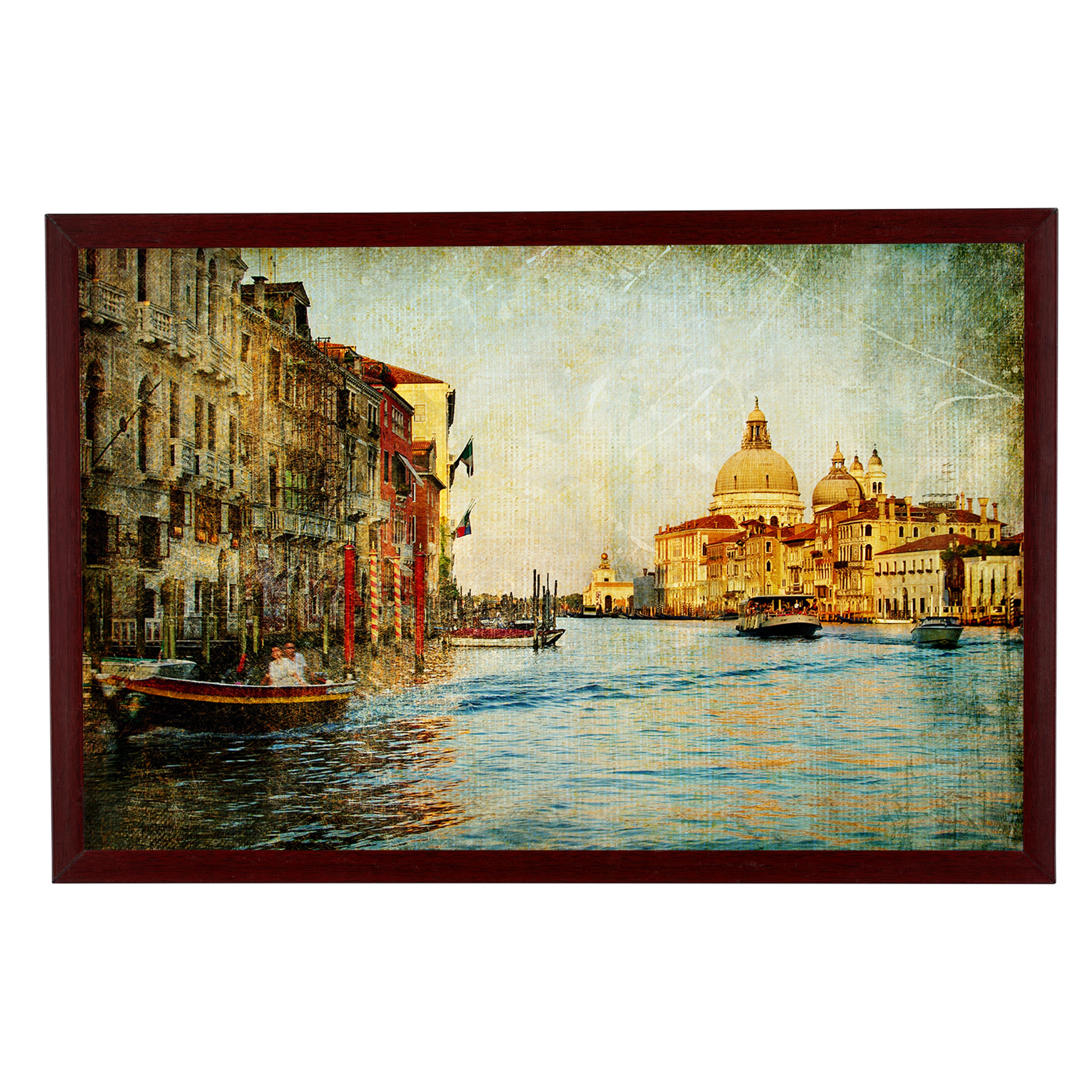 Home 36 Venetian Reverie Red Picture Frame Set of 1 (27.3X18) Inch Picture Frame, Red, 27.3X18 inch, Set of 1
