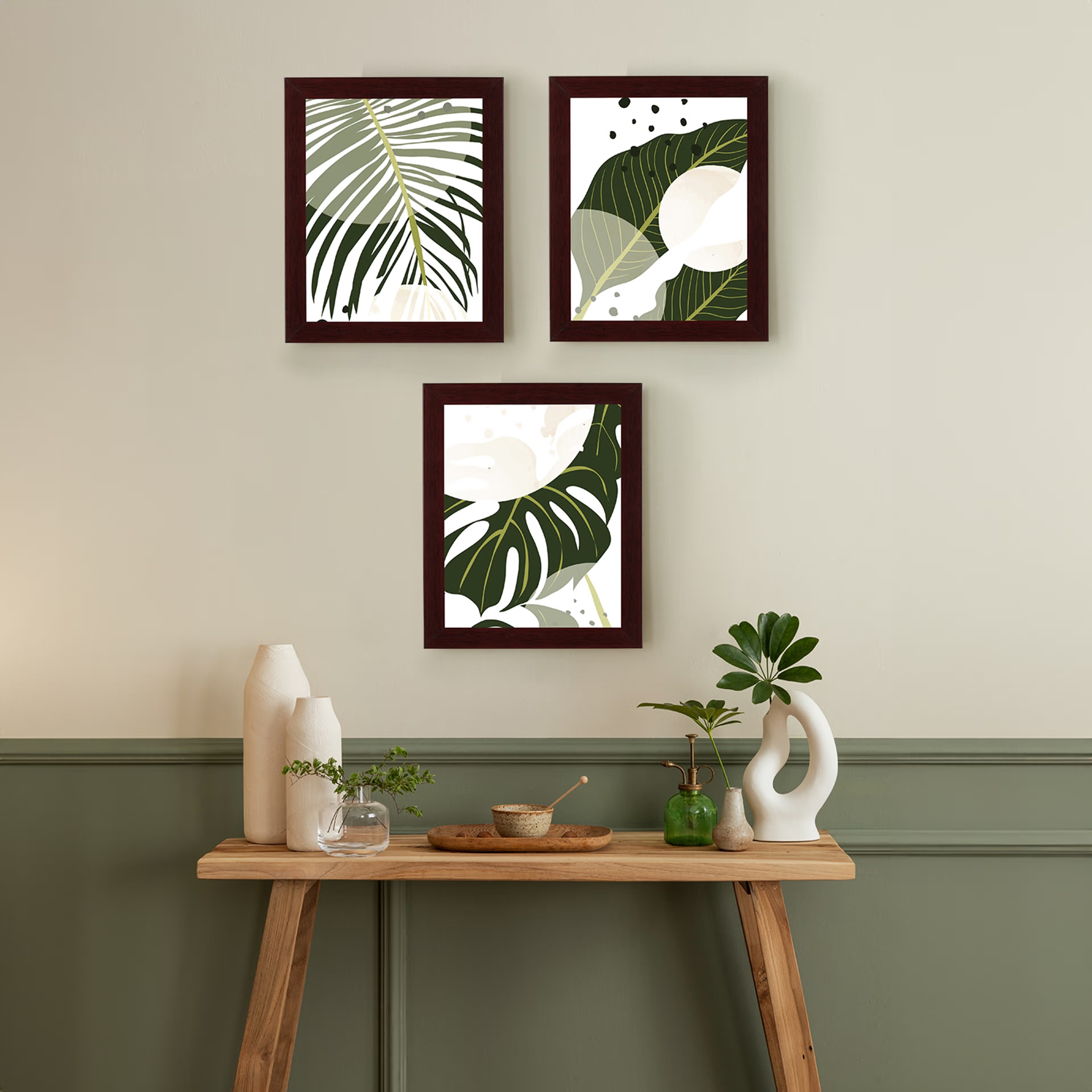 Tropical Delight Red Picture Frame Set of 3 (9X11) Inch Picture Frame, Red, 11X14 inch, Set of 3