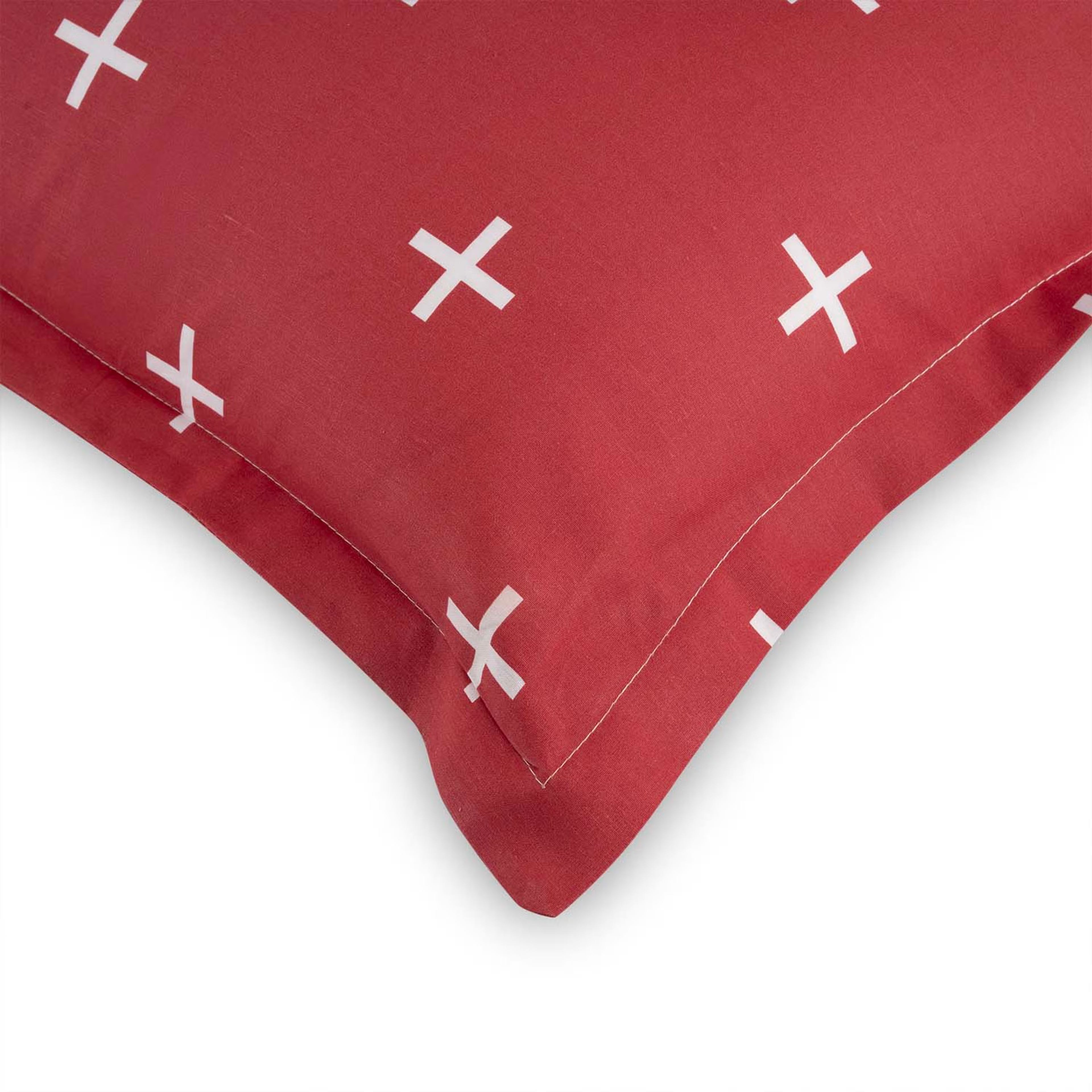 Home 46 100% Cotton Pillow Cover | King Size 36x19 Inch | Set Of 4 | 160 TC | Color Play Large, Set of 4, Cotton, Colour Play