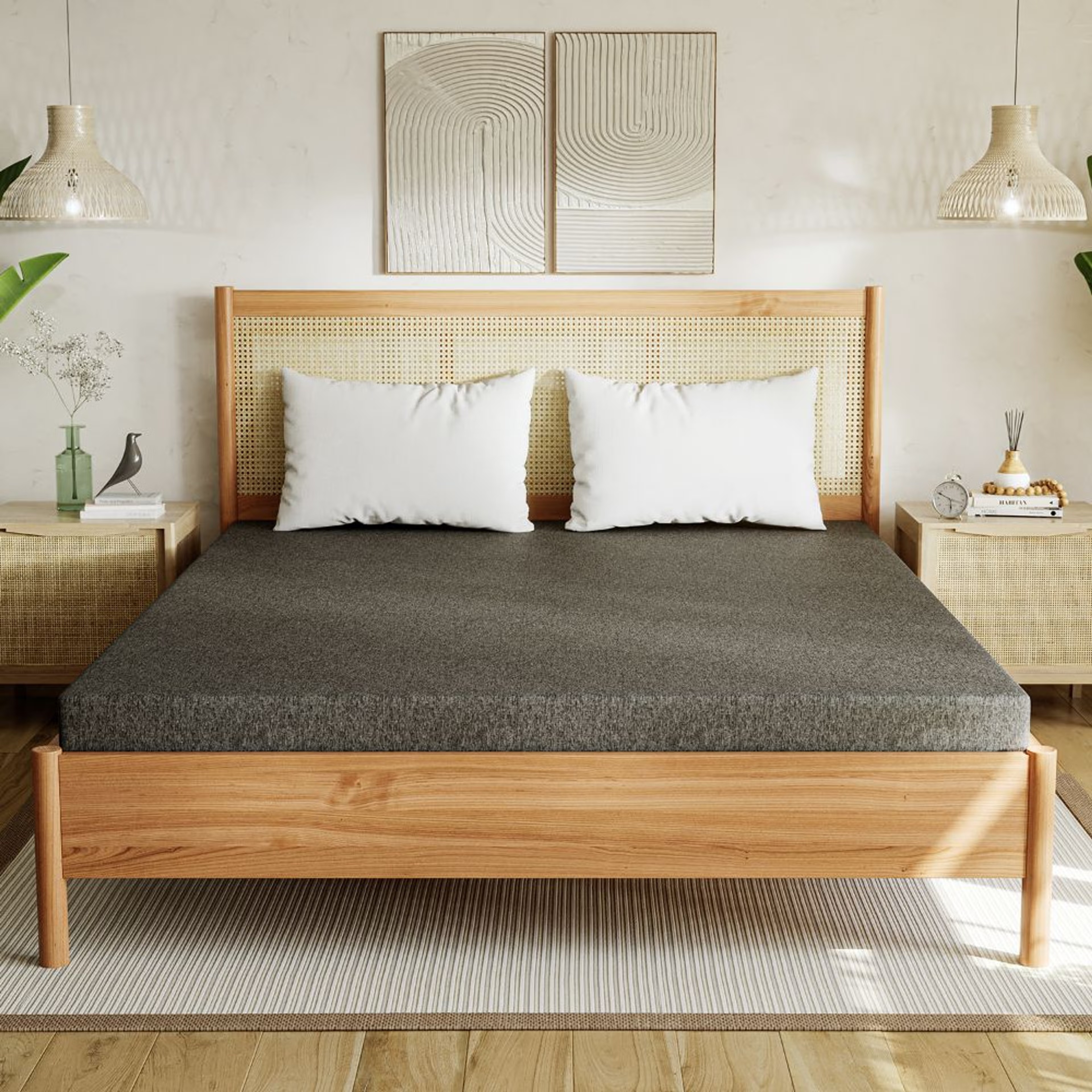 Home 26 Wakefit DreamPod Medium Firm HR Foam Mattress Single - 78" x 42" x 3" - 1.98m x 1.07m x 7.6cm
