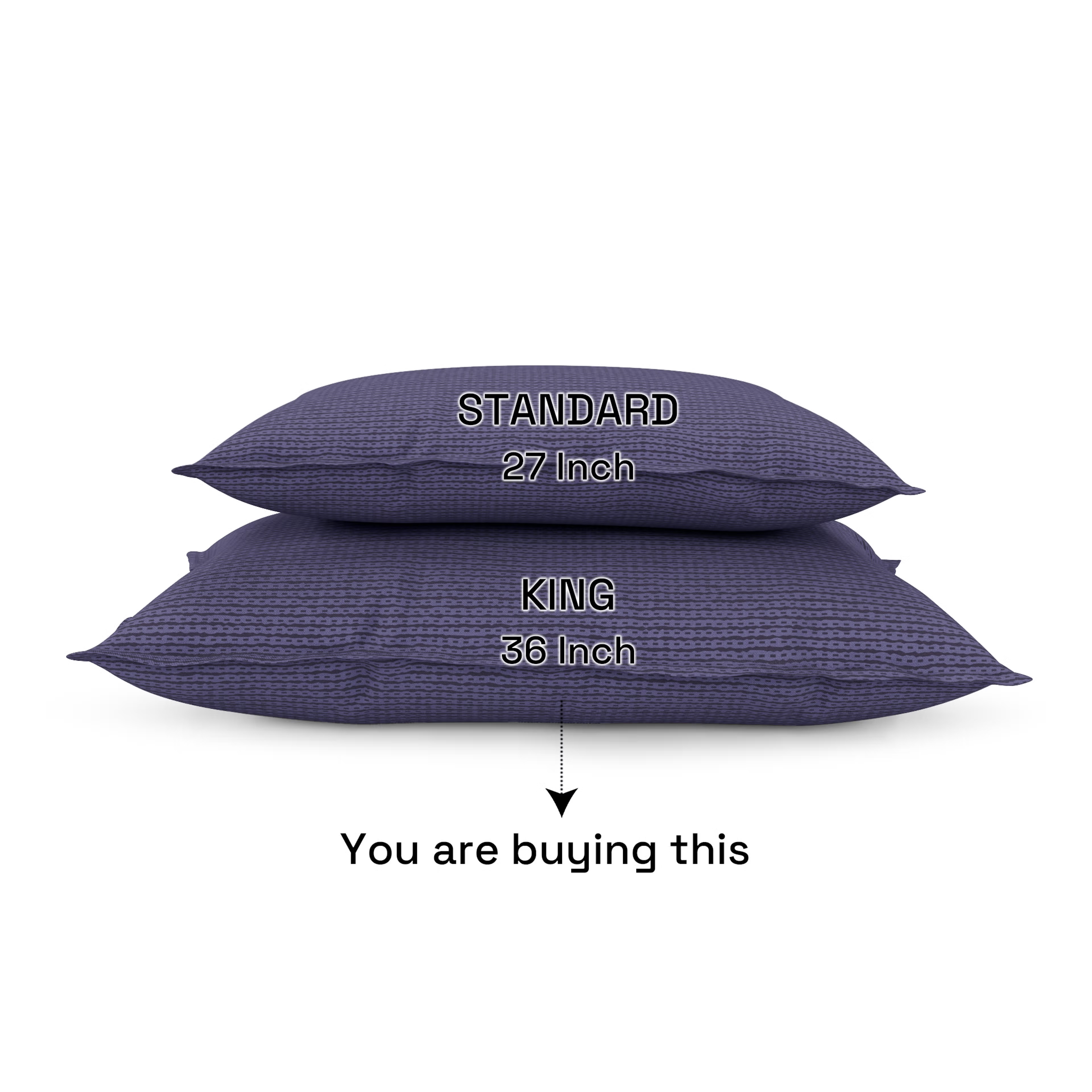 100% Cotton Pillow Cover | King Size 36x19 Inch | Set Of 2 | 160 TC | Ross Blue Large, Set of 2, Cotton, Ross Blue 4 100% Cotton Pillow Cover | King Size 36x19 Inch | Set Of 2 | 160 TC | Ross Blue Large, Set of 2, Cotton, Ross Blue