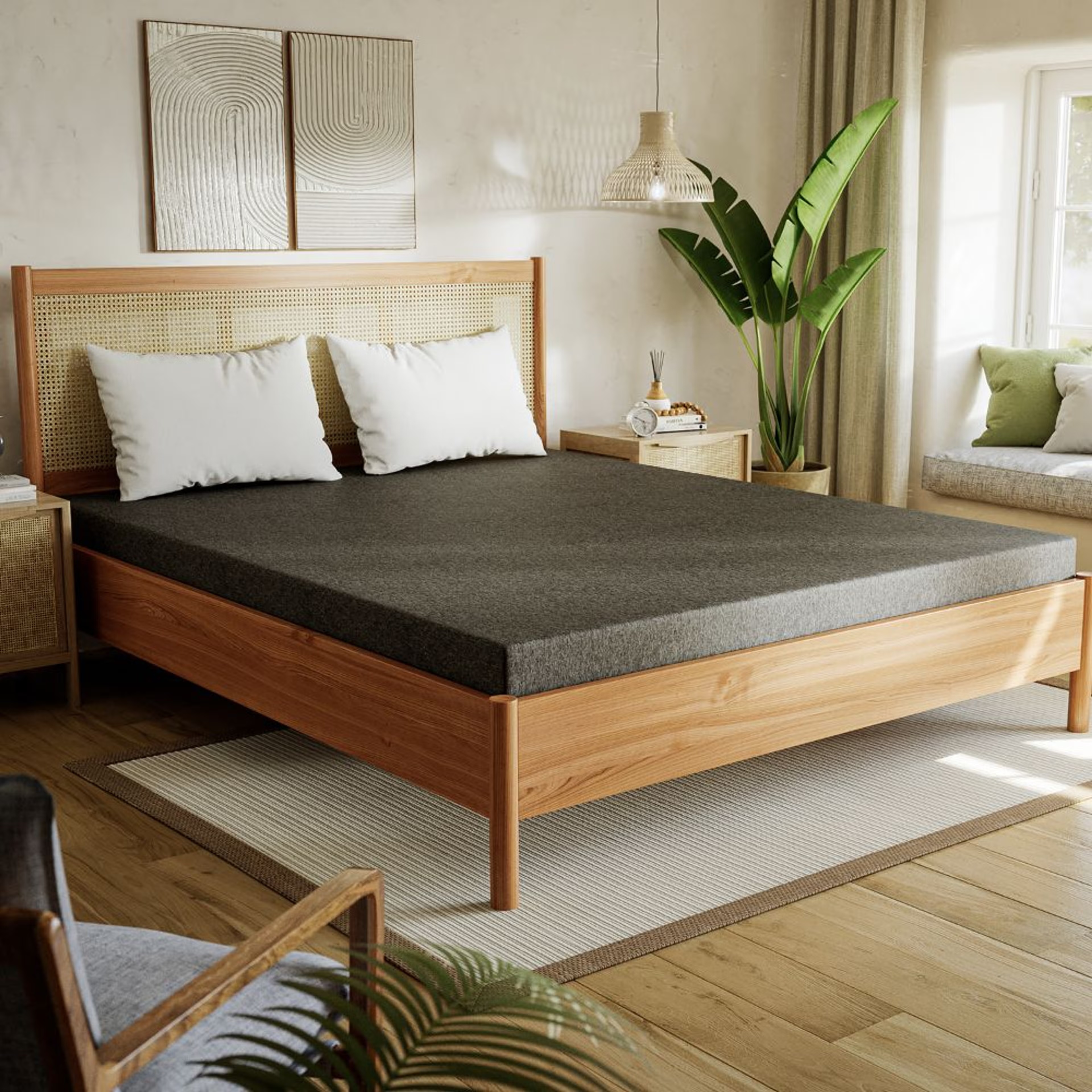 Home 35 Wakefit DreamPod Medium Firm HR Foam Mattress Diwan - 75" x 48" x 3" - 1.91m x 1.22m x 7.6cm