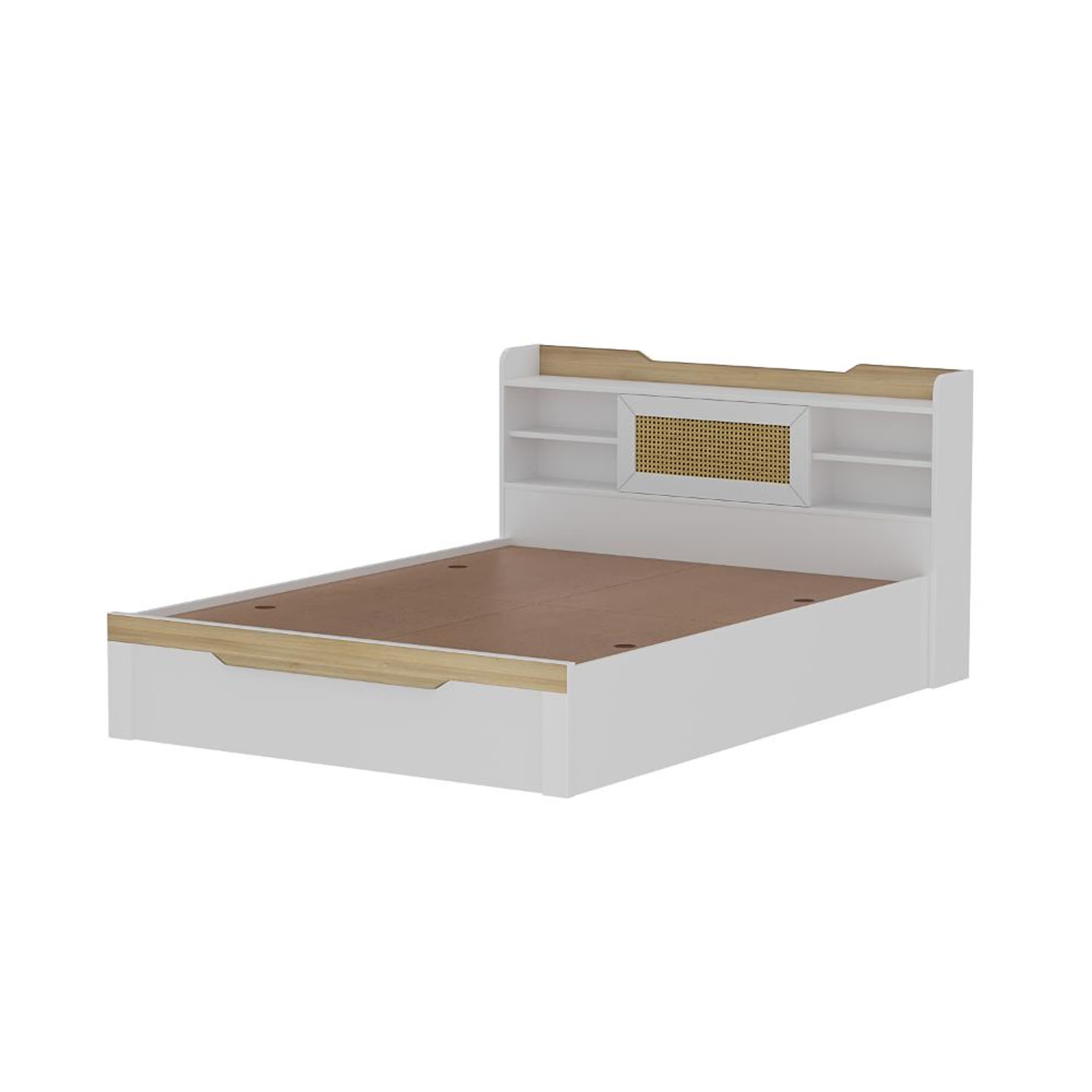Wakefit Halos Queen Engineered Wood Bed with Storage Queen - 78" x 60\