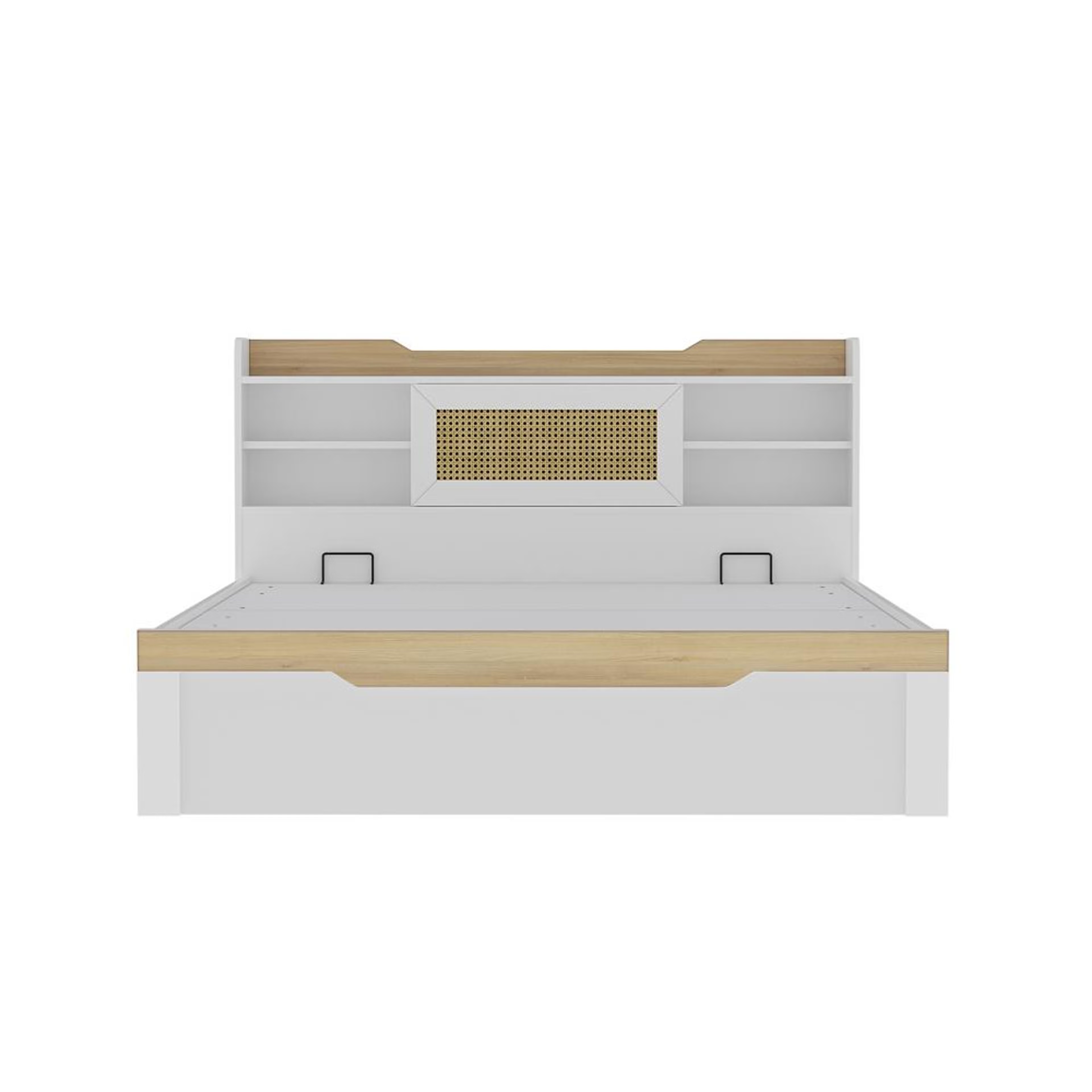 Home 44 Wakefit Halos Queen Storage Engineered Wood Bed with Hydraulic mechanism Queen - 78" x 60\