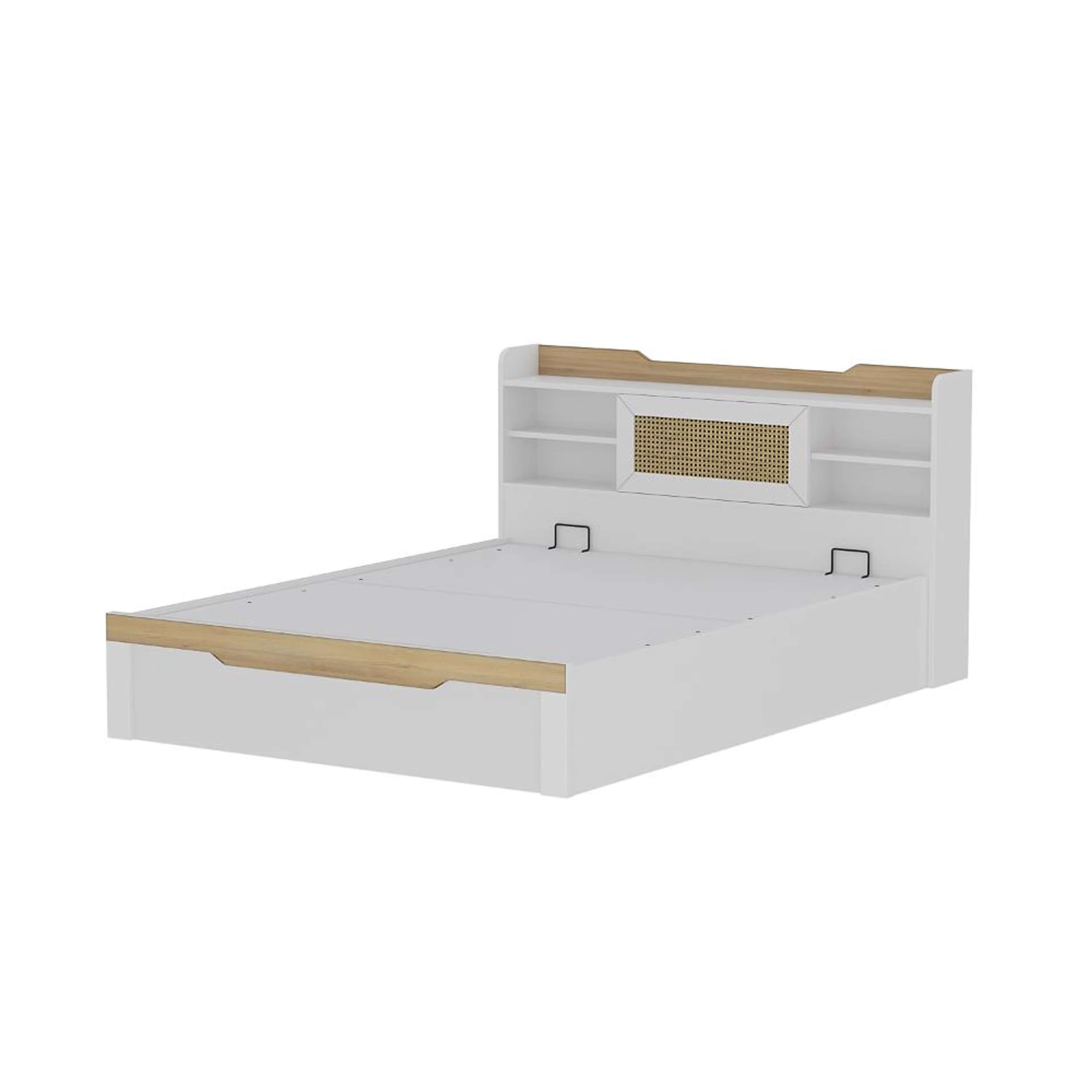 Home 45 Wakefit Halos Queen Storage Engineered Wood Bed with Hydraulic mechanism Queen - 78" x 60\