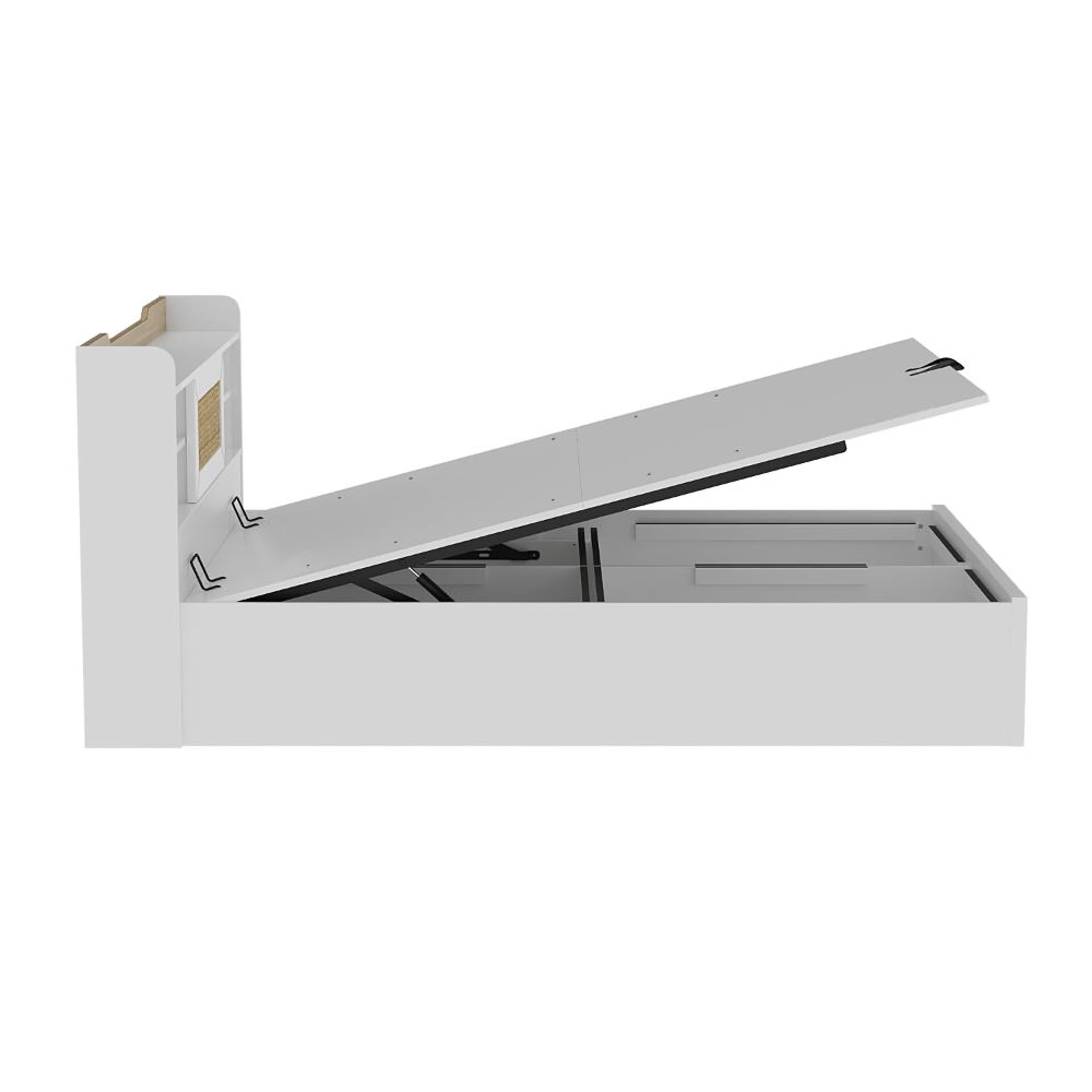 Wakefit Halos Queen Storage Engineered Wood Bed with Hydraulic mechanism Queen - 78" x 60 6 Wakefit Halos Queen Storage Engineered Wood Bed with Hydraulic mechanism Queen - 78" x 60\