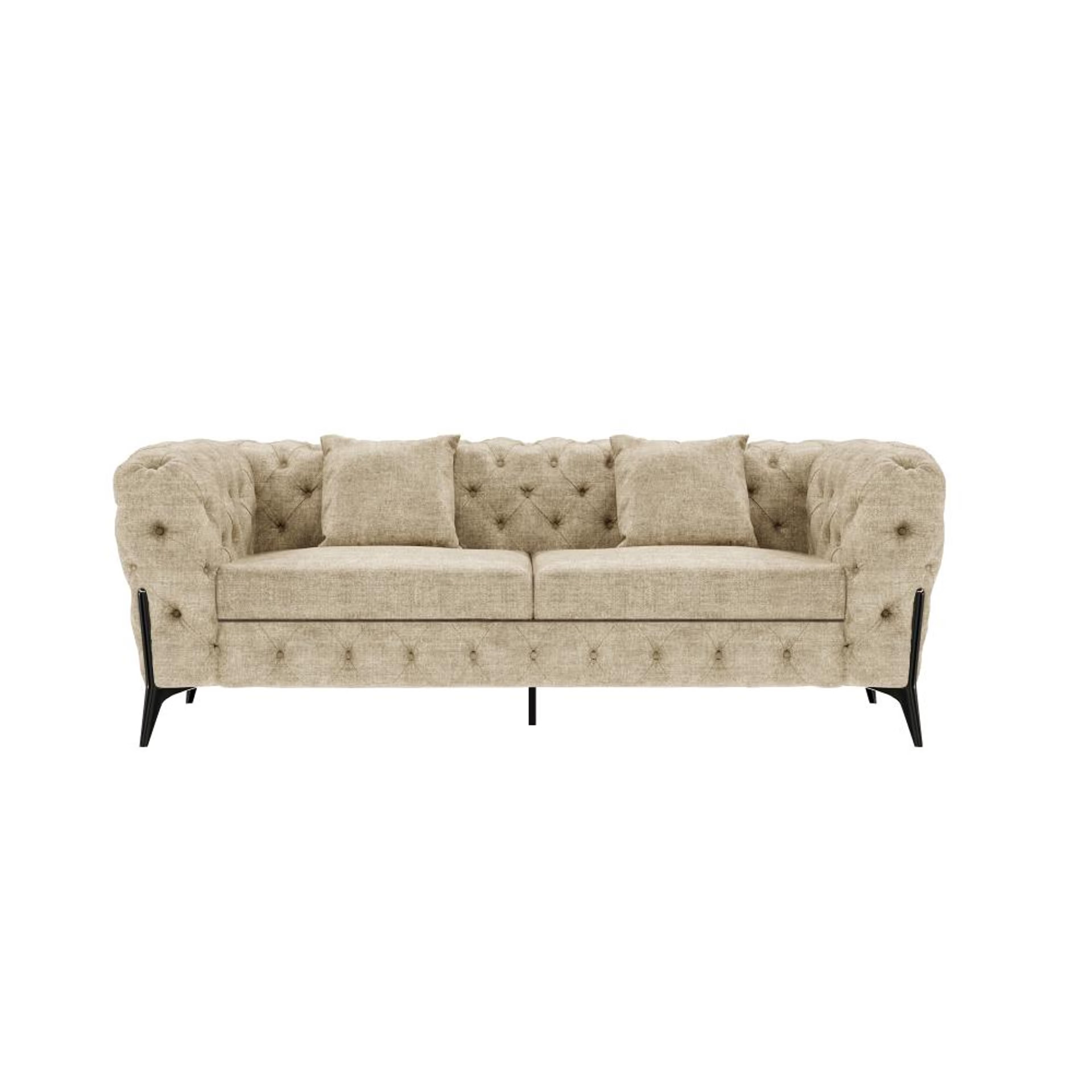 Wakefit Capri Sofa - Two Seater Regular, Two Seater, Beige 3 Wakefit Capri Sofa - Two Seater Regular, Two Seater, Beige