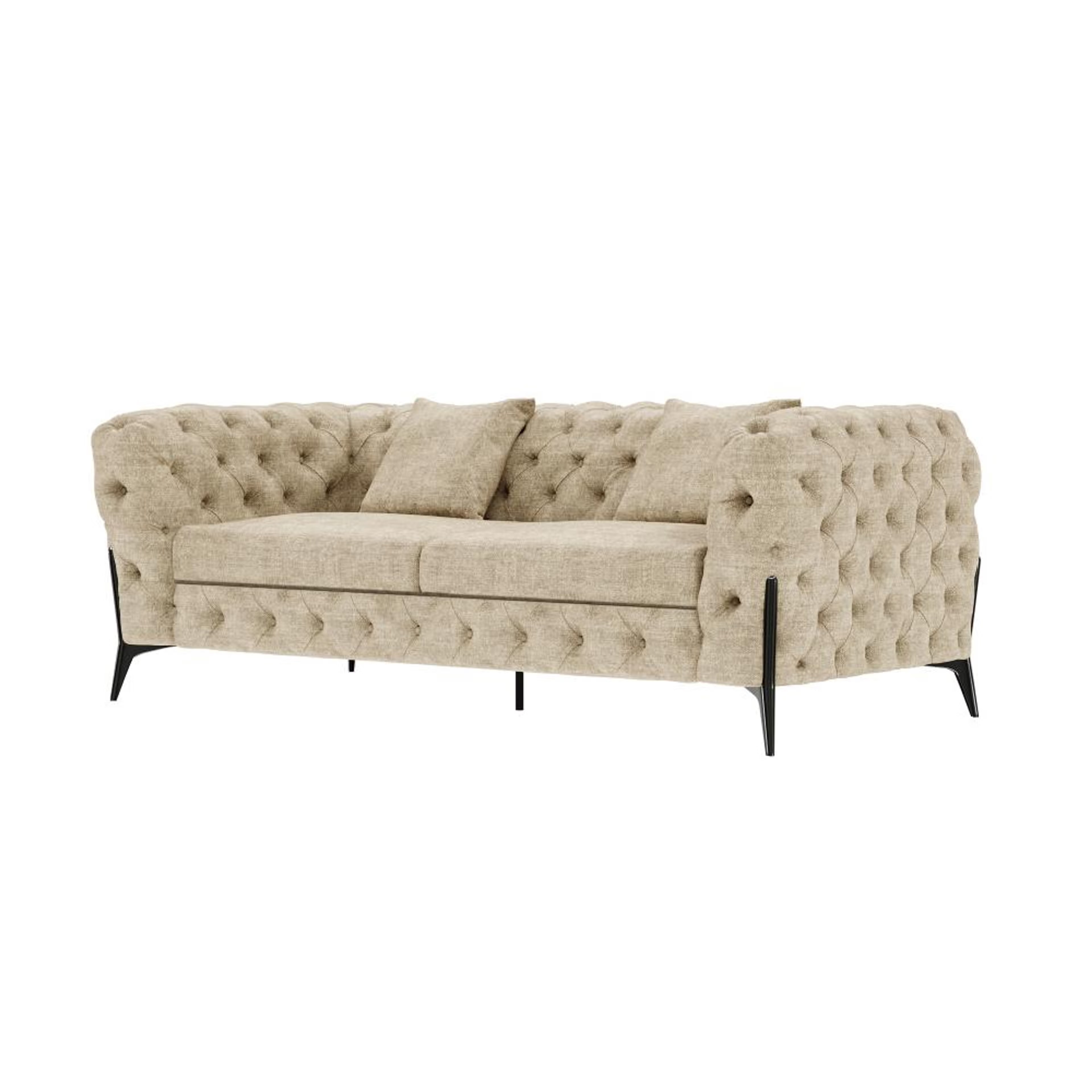 Wakefit Capri Sofa - Two Seater Regular, Two Seater, Beige 4 Wakefit Capri Sofa - Two Seater Regular, Two Seater, Beige