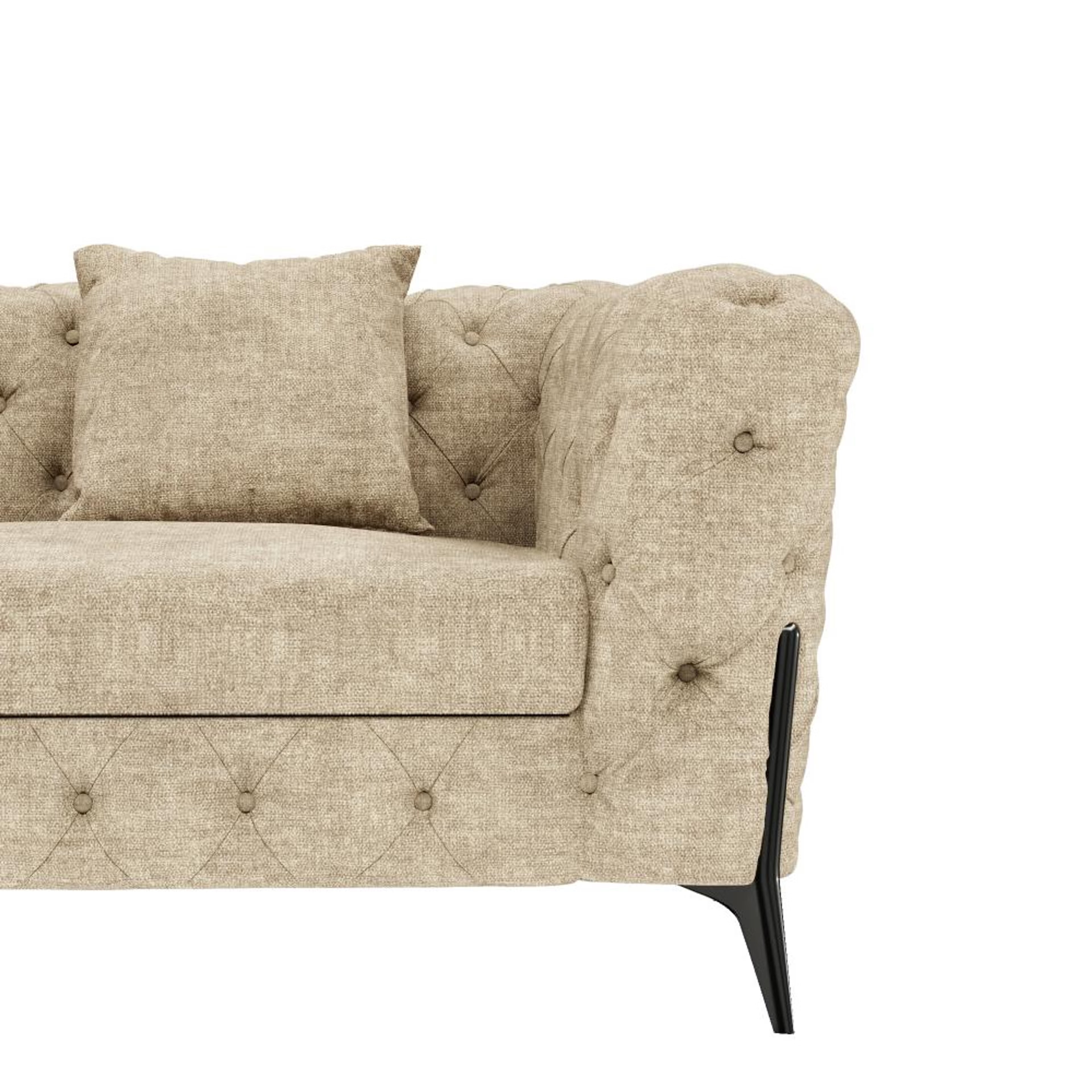Wakefit Capri Sofa - Two Seater Regular, Two Seater, Beige 5 Wakefit Capri Sofa - Two Seater Regular, Two Seater, Beige