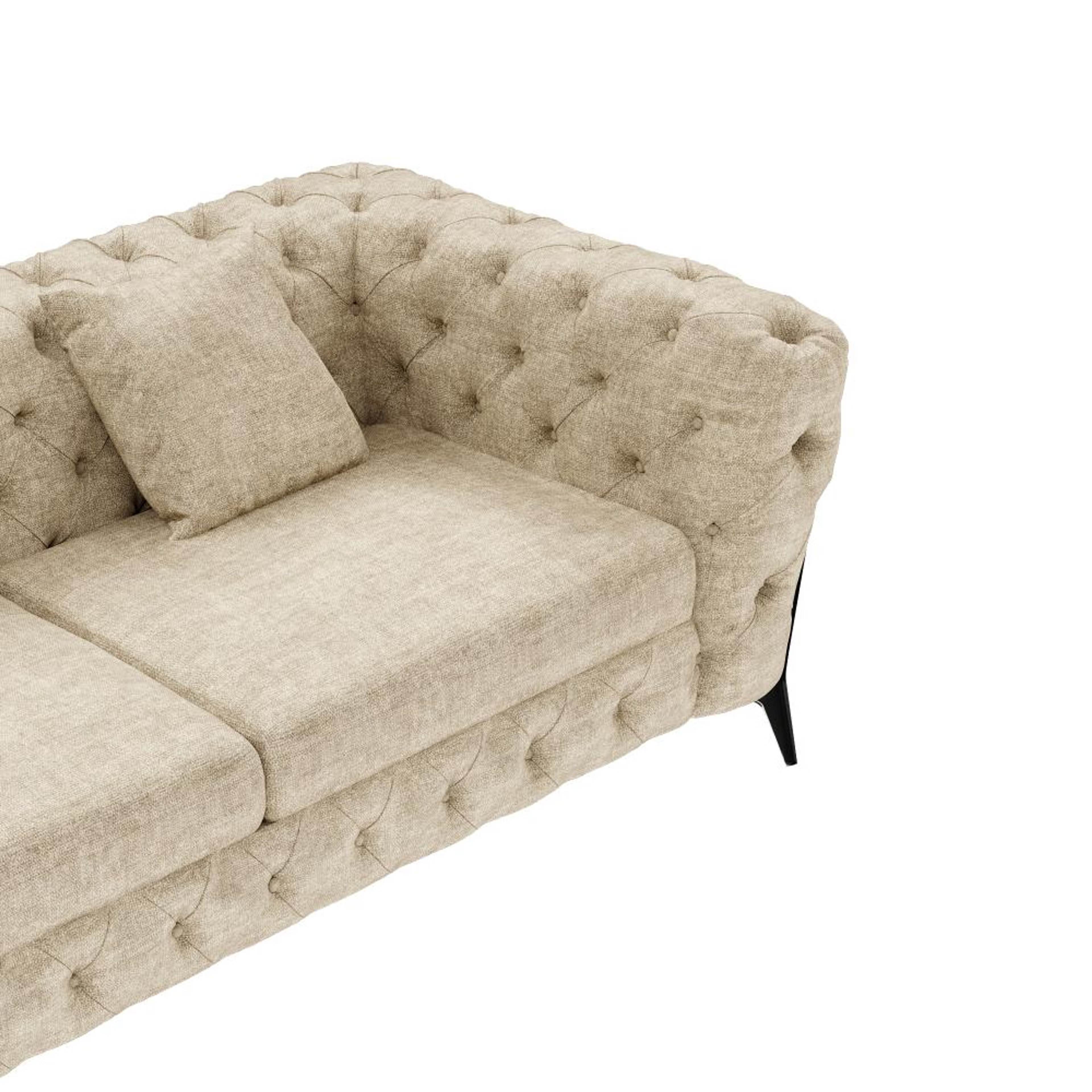Wakefit Capri Sofa - Two Seater Regular, Two Seater, Beige 6 Wakefit Capri Sofa - Two Seater Regular, Two Seater, Beige