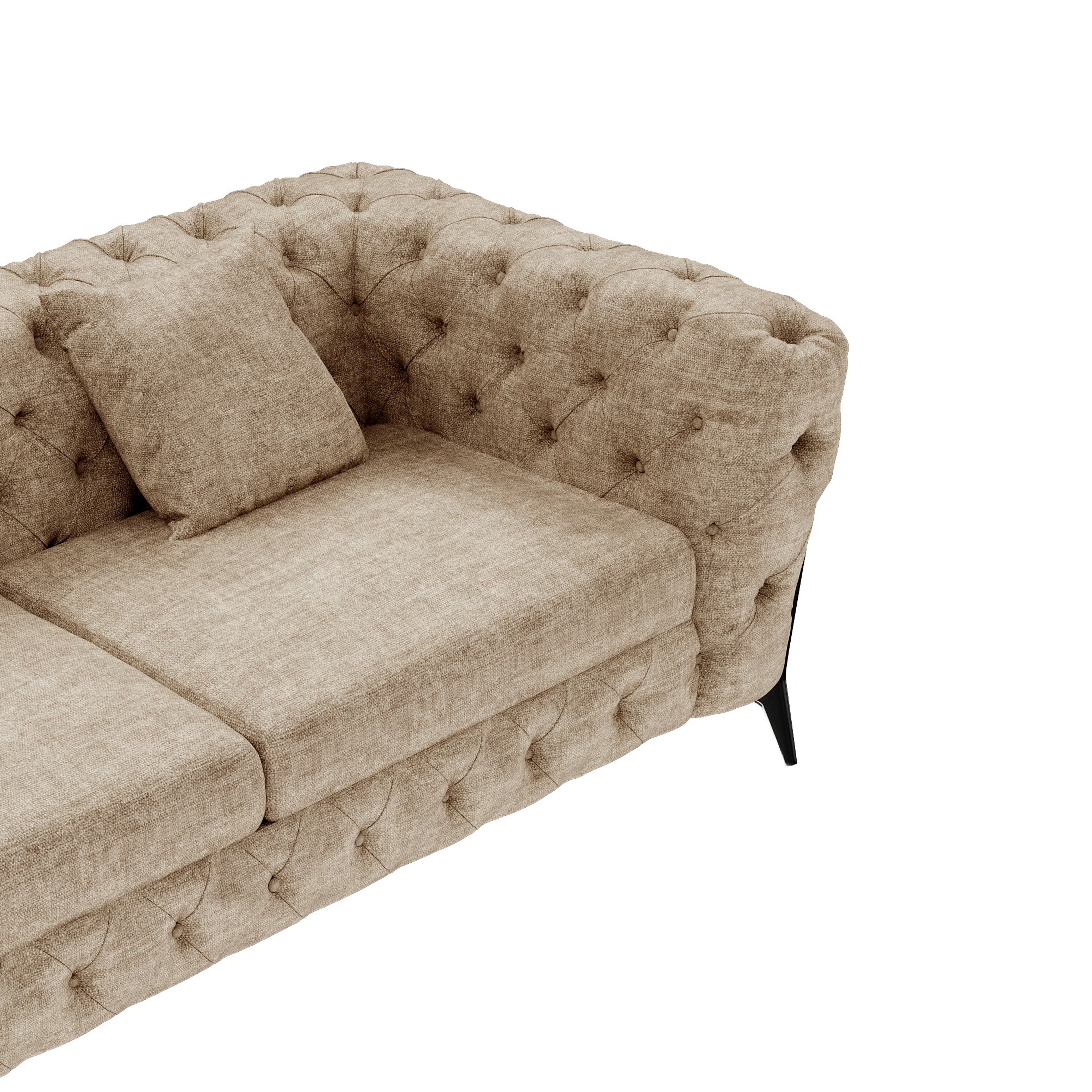 Wakefit Capri Sofa - Two Seater Regular, Two Seater, Taupe 6 Wakefit Capri Sofa - Two Seater Regular, Two Seater, Taupe