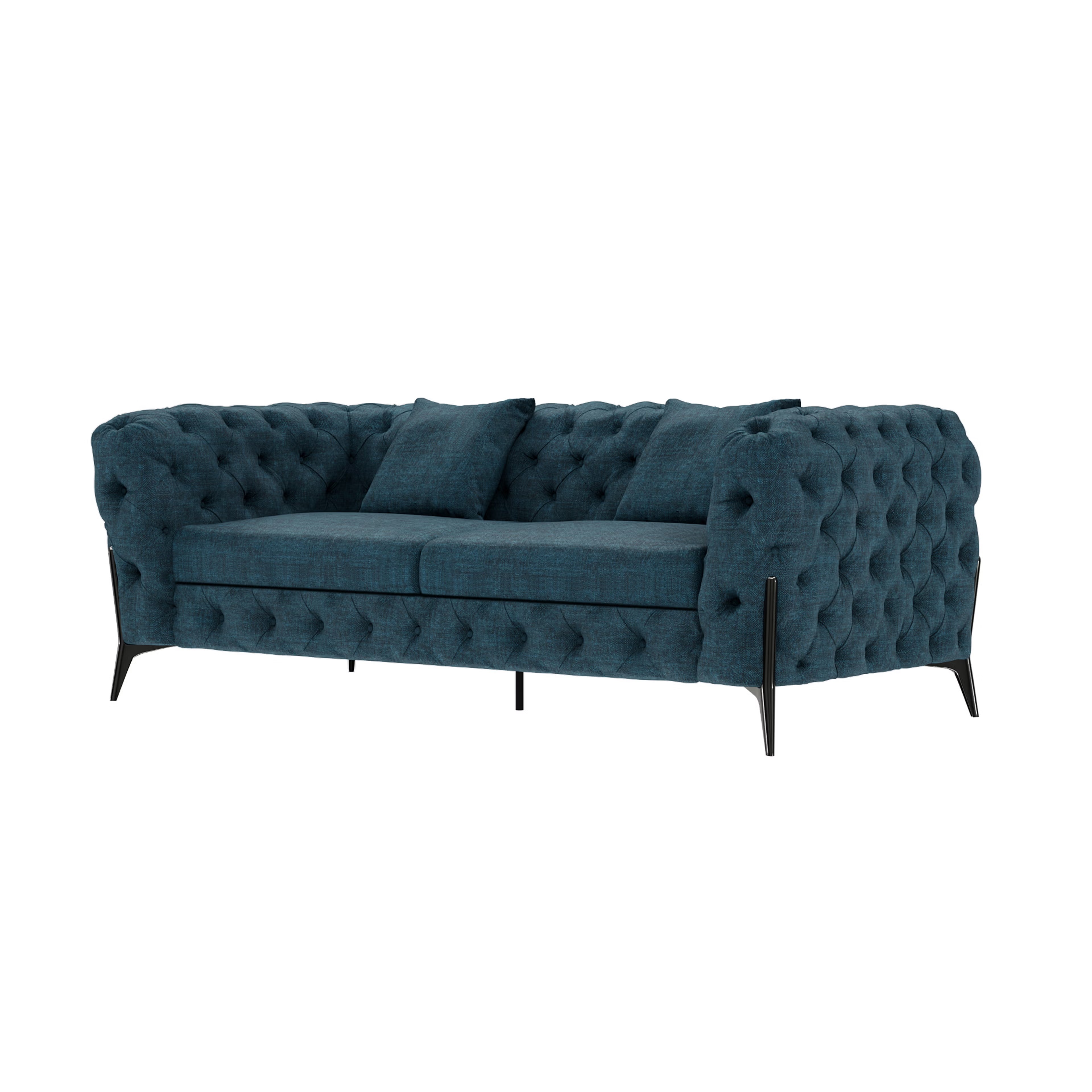 Wakefit Capri Sofa - Two Seater Regular, Two Seater, Deep Ocean 4 Wakefit Capri Sofa - Two Seater Regular, Two Seater, Deep Ocean