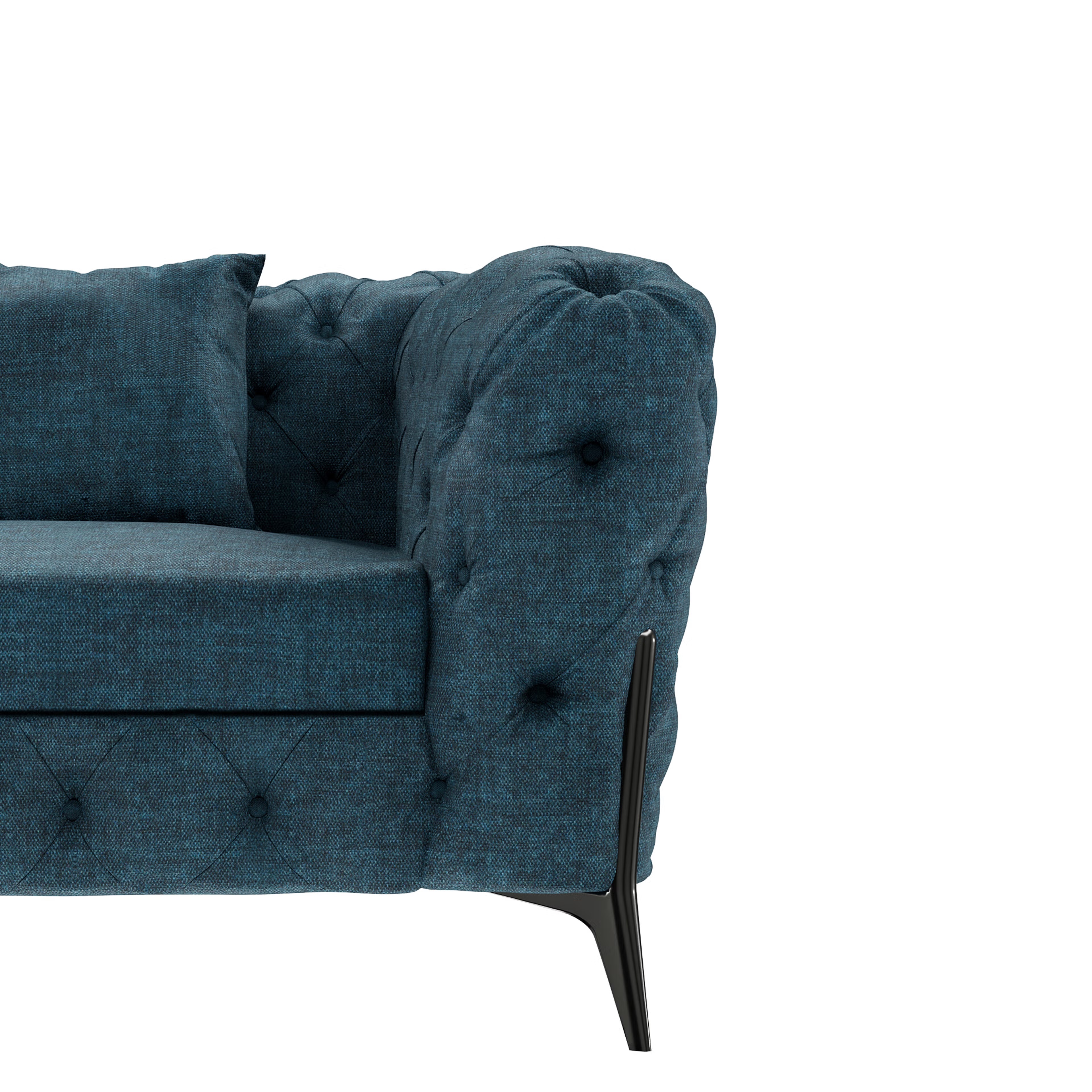 Wakefit Capri Sofa - Two Seater Regular, Two Seater, Deep Ocean 5 Wakefit Capri Sofa - Two Seater Regular, Two Seater, Deep Ocean