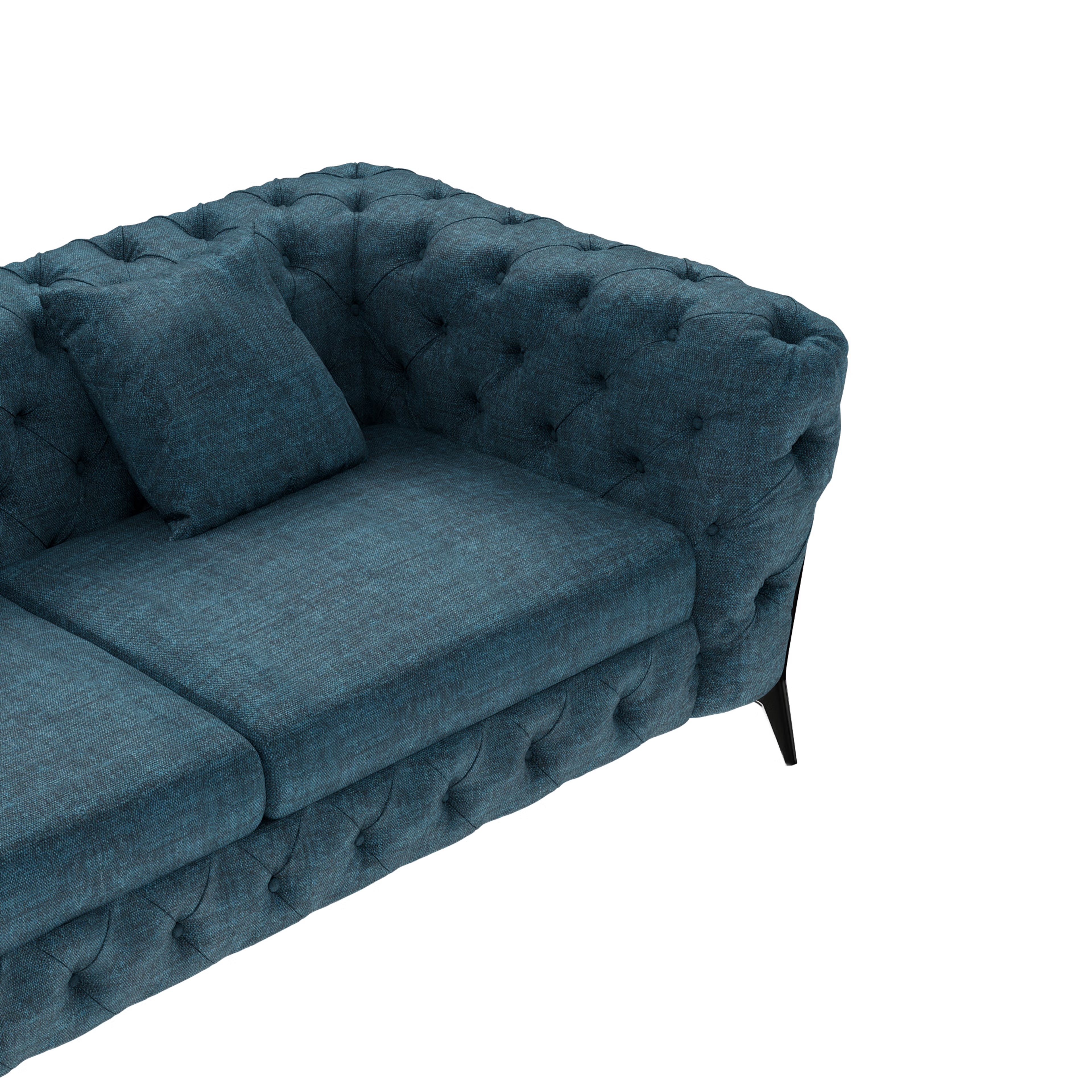 Wakefit Capri Sofa - Two Seater Regular, Two Seater, Deep Ocean 6 Wakefit Capri Sofa - Two Seater Regular, Two Seater, Deep Ocean