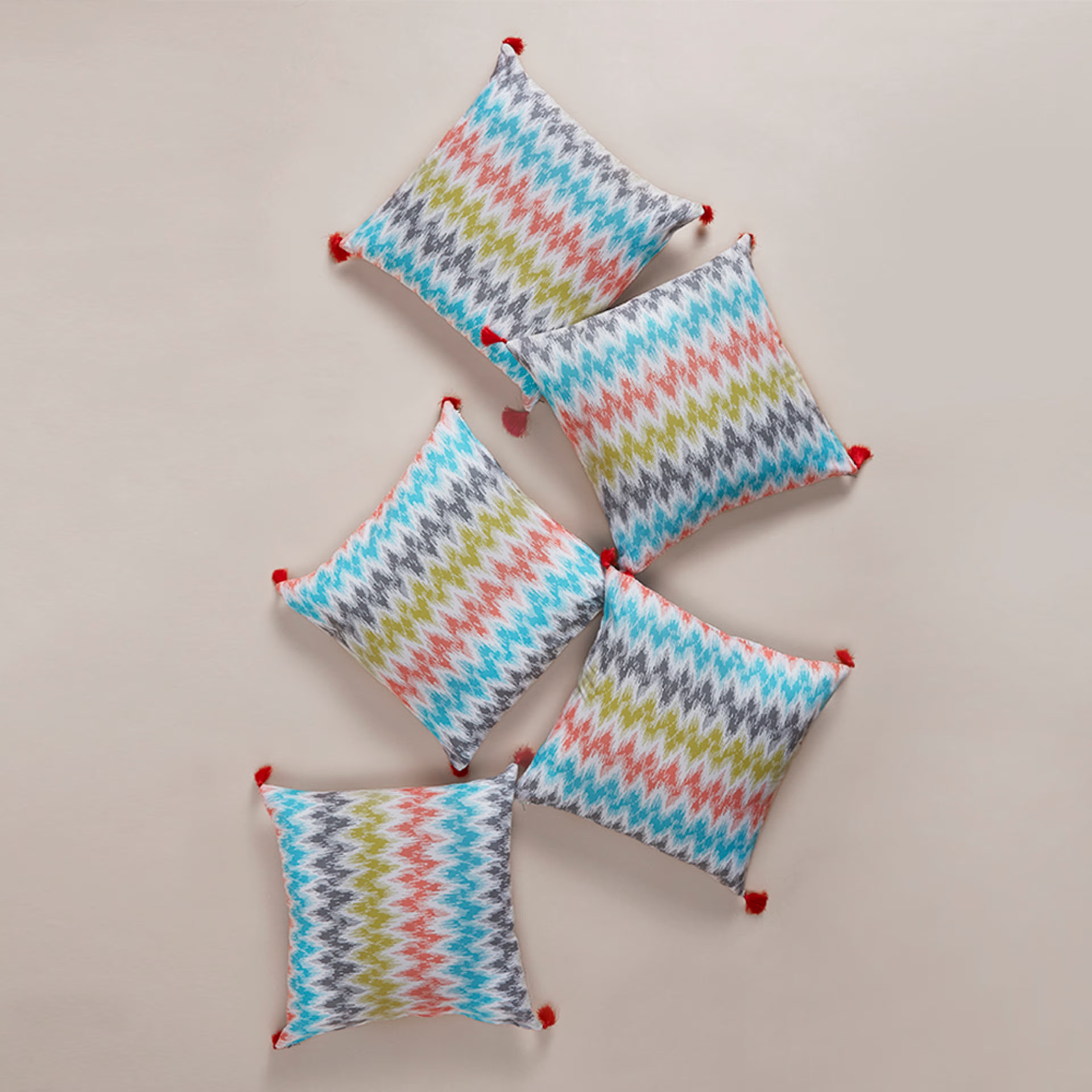 Home 29 Wakefit Cushion Cover Parisa Set of 5, 16x16 Inch 16"x16\