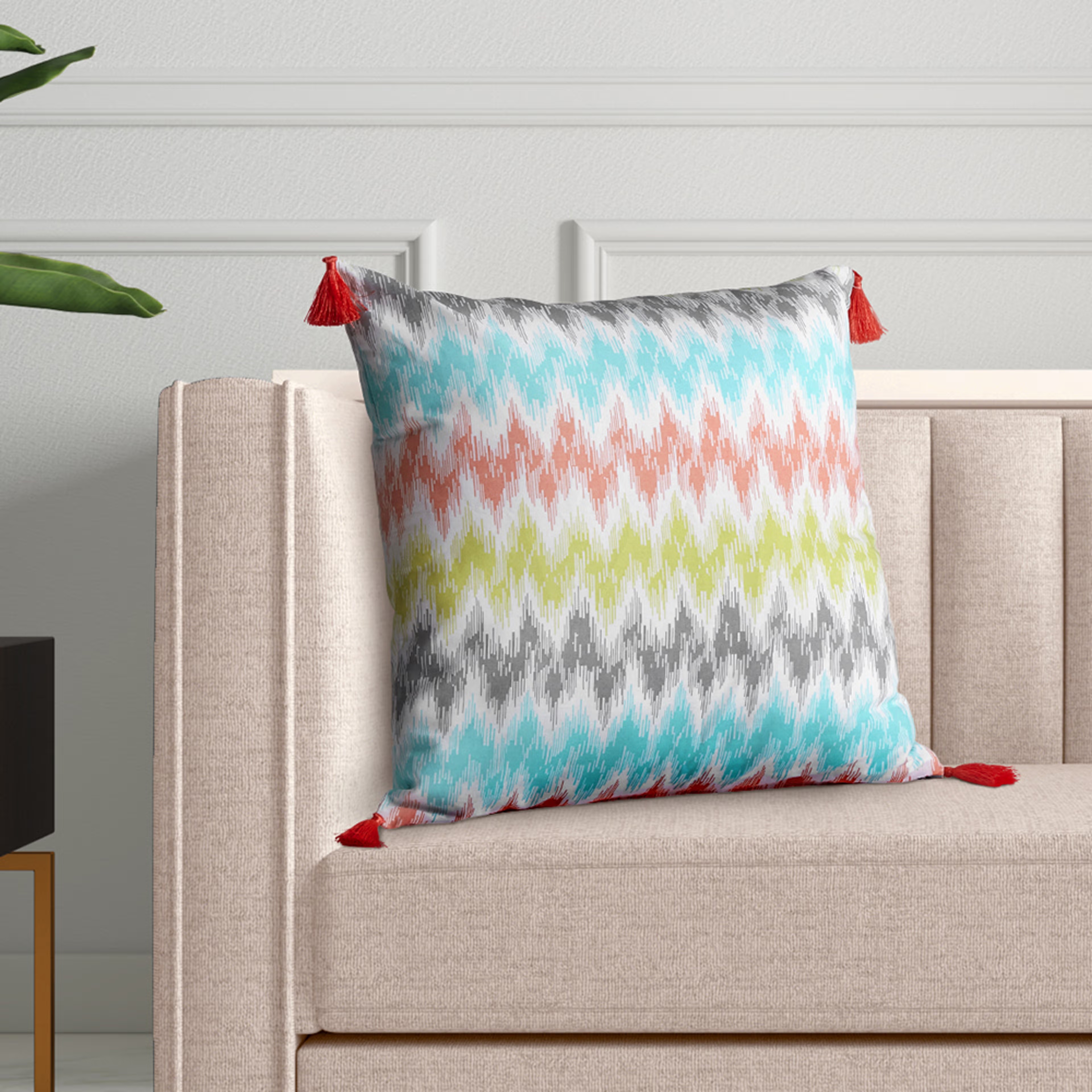 Home 30 Wakefit Cushion Cover Parisa Set of 5, 16x16 Inch 16"x16\