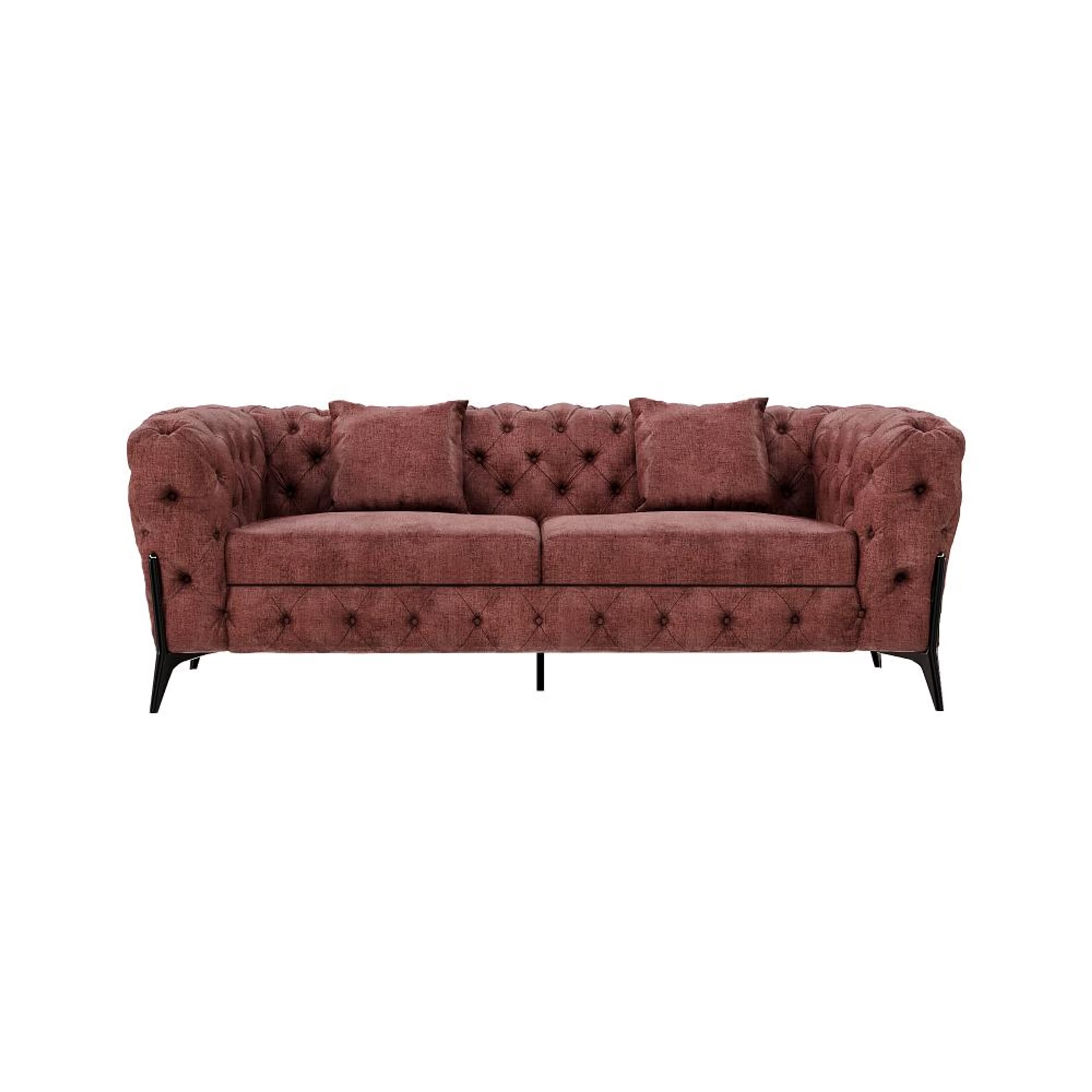Home 45 Wakefit Capri Sofa - Two Seater Regular, Two Seater, Rose Brown