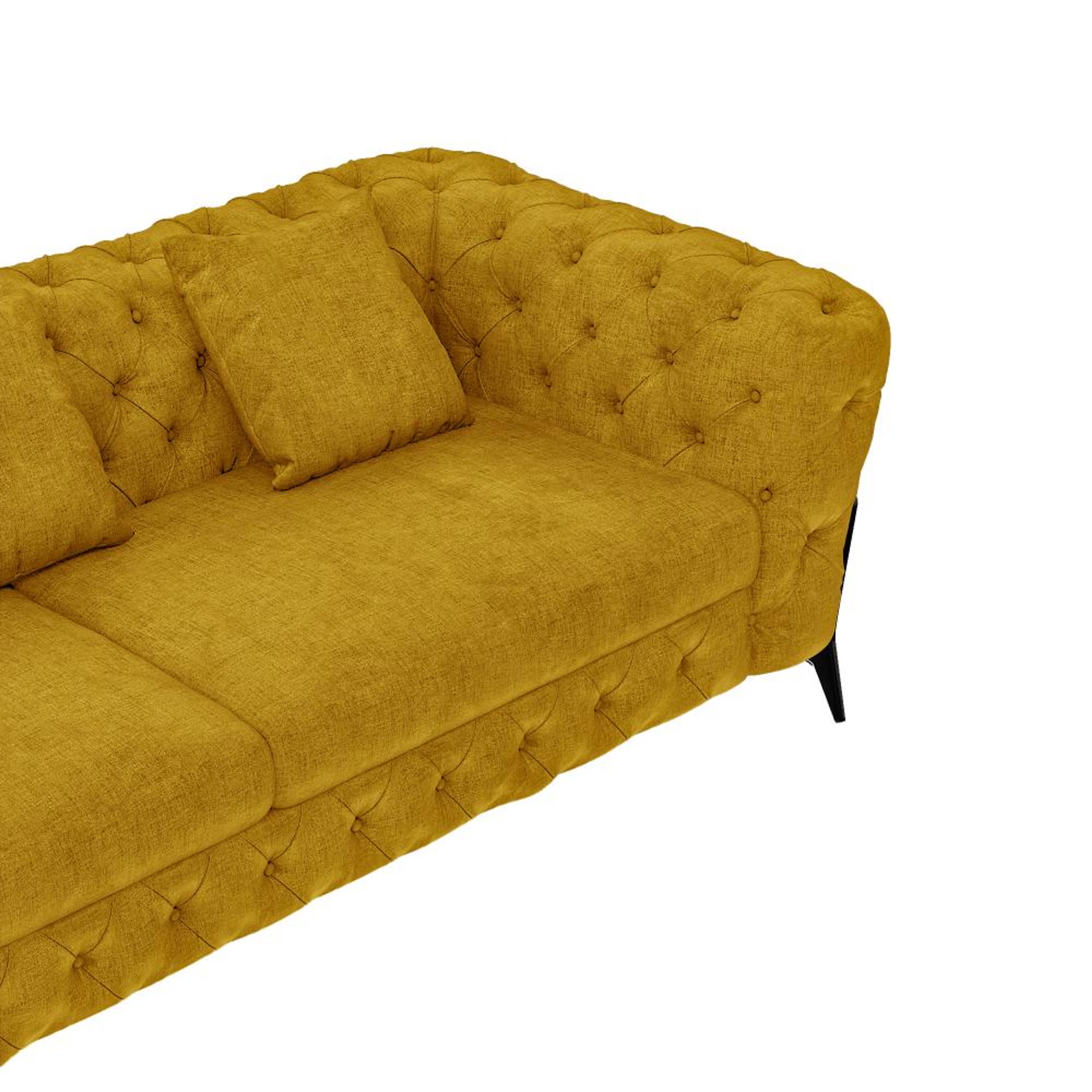 Wakefit Capri Sofa - Three Seater Regular, Three Seater, Yellow 6 Wakefit Capri Sofa - Three Seater Regular, Three Seater, Yellow