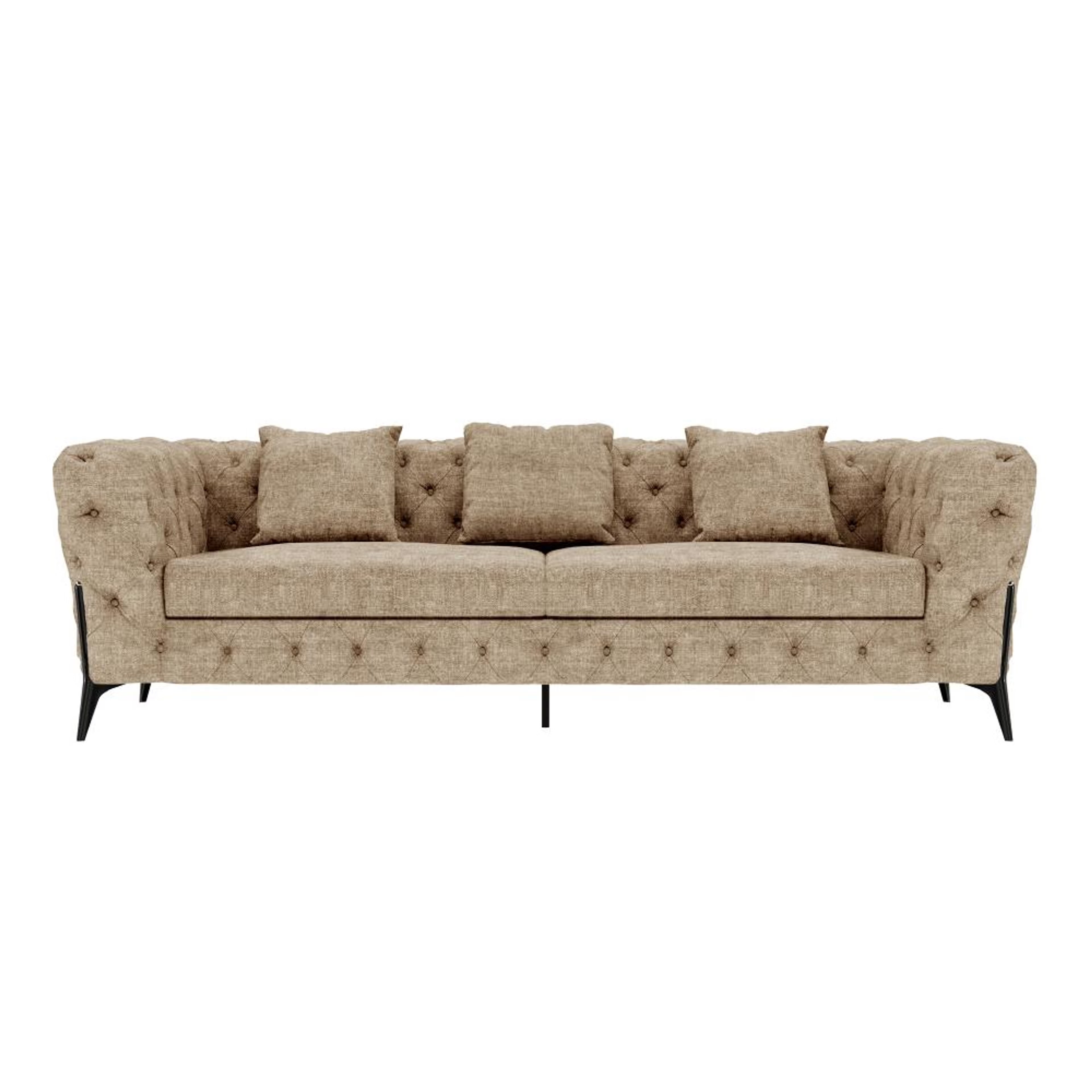Wakefit Capri Sofa Set (3+2) Seater Regular, Set (3+2), Taupe 2 Wakefit Capri Sofa Set (3+2) Seater Regular, Set (3+2), Taupe