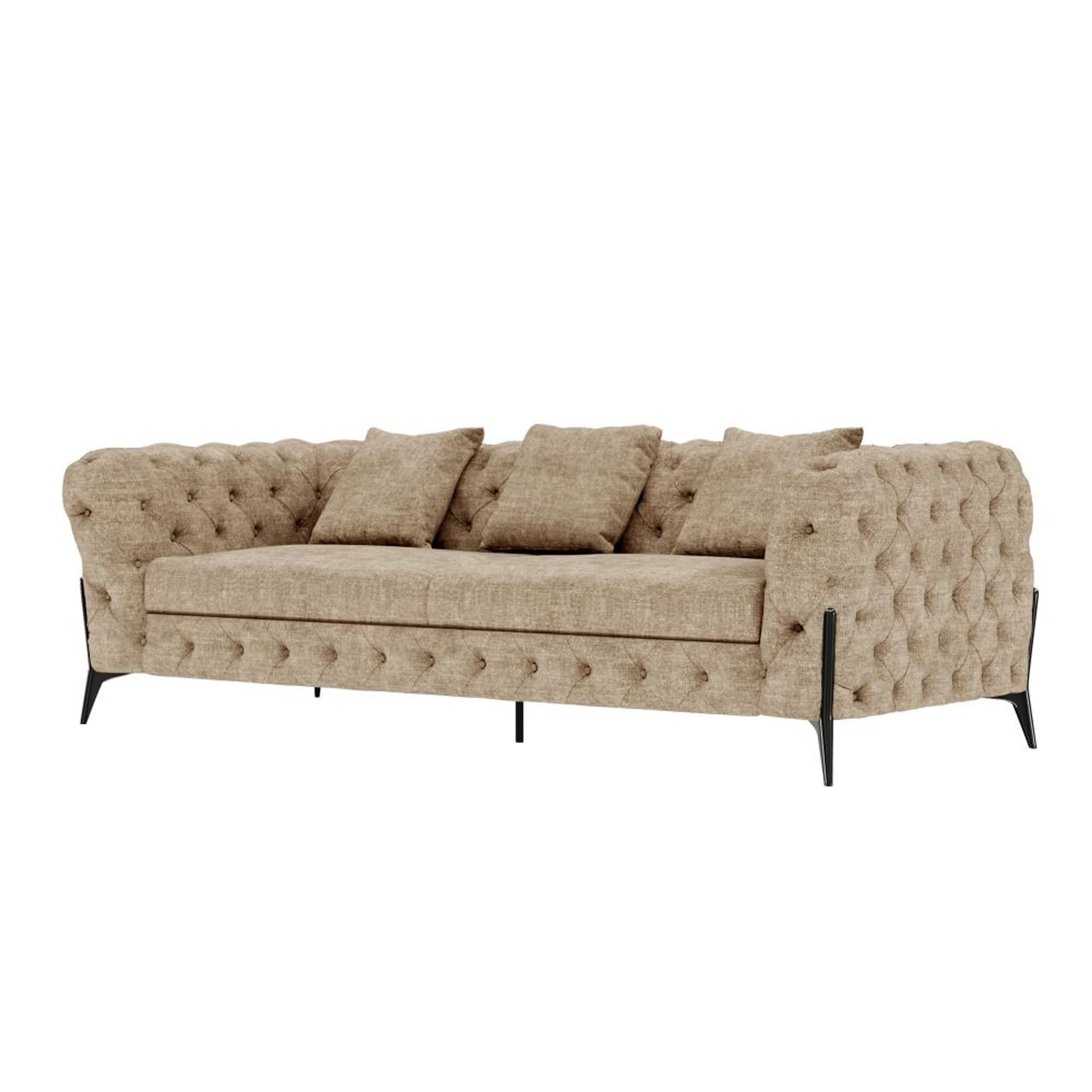 Wakefit Capri Sofa Set (3+2) Seater Regular, Set (3+2), Taupe 4 Wakefit Capri Sofa Set (3+2) Seater Regular, Set (3+2), Taupe