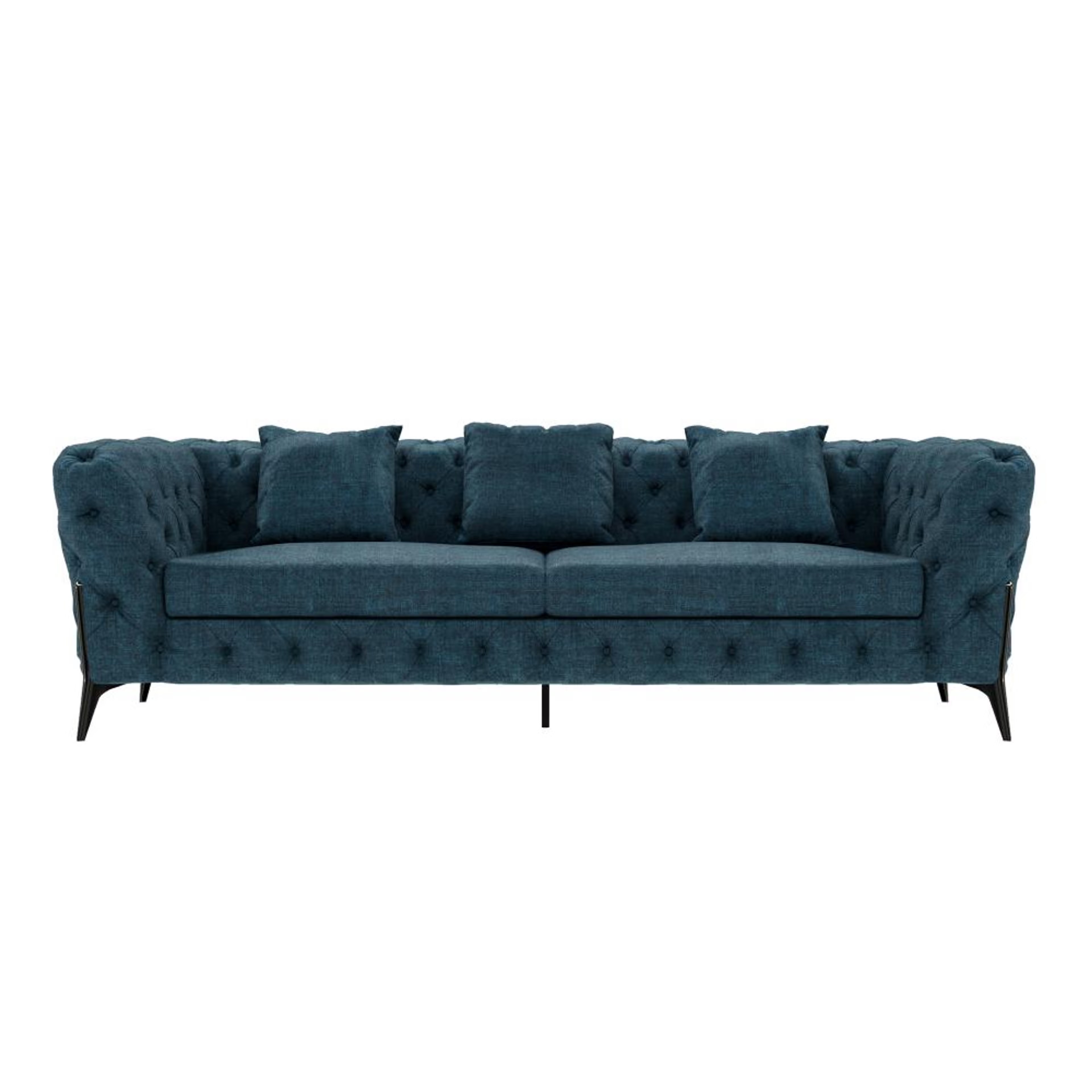 Wakefit Capri Sofa Set (3+2) Seater Regular, Set (3+2), Deep Ocean