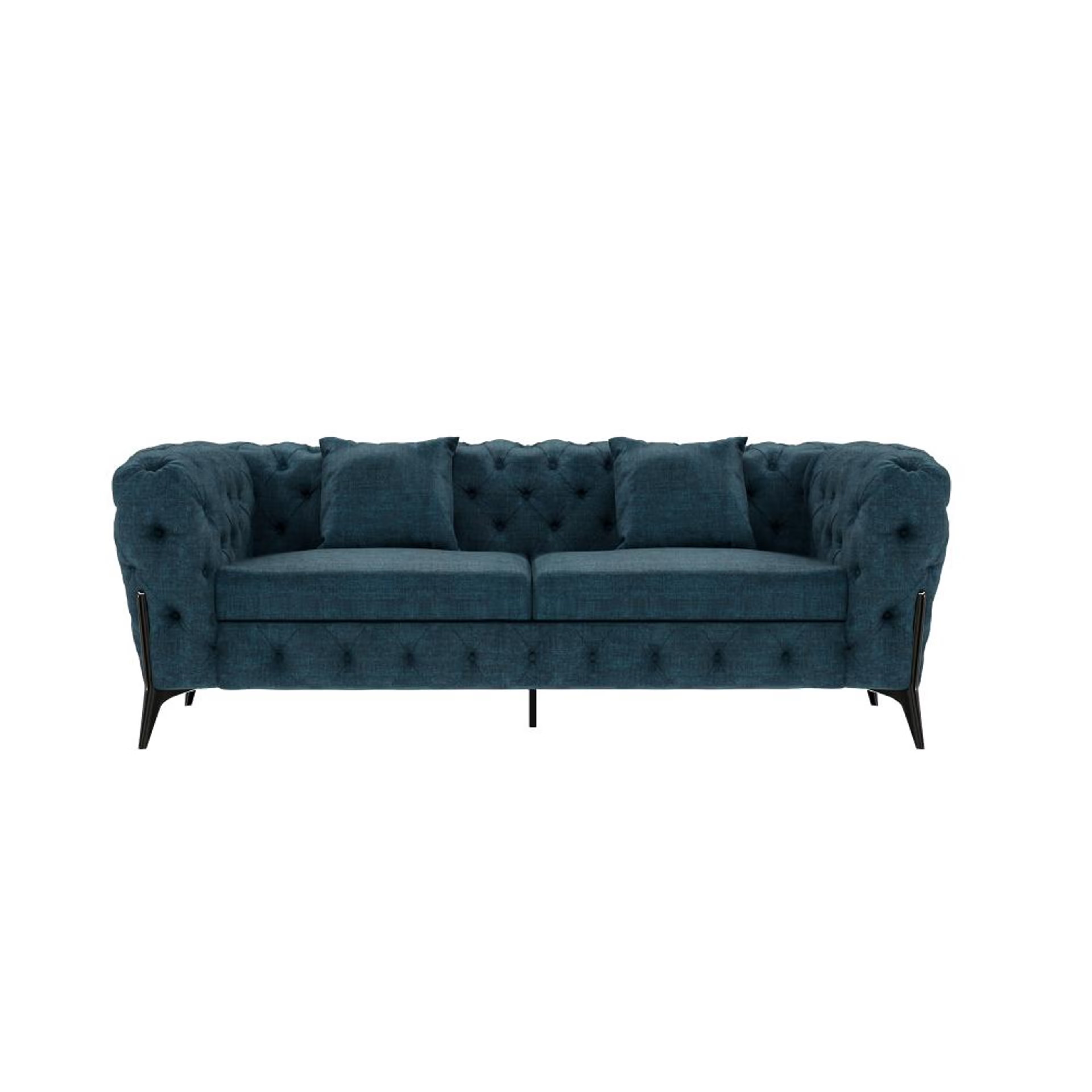 Wakefit Capri Sofa Set (3+2) Seater Regular, Set (3+2), Deep Ocean