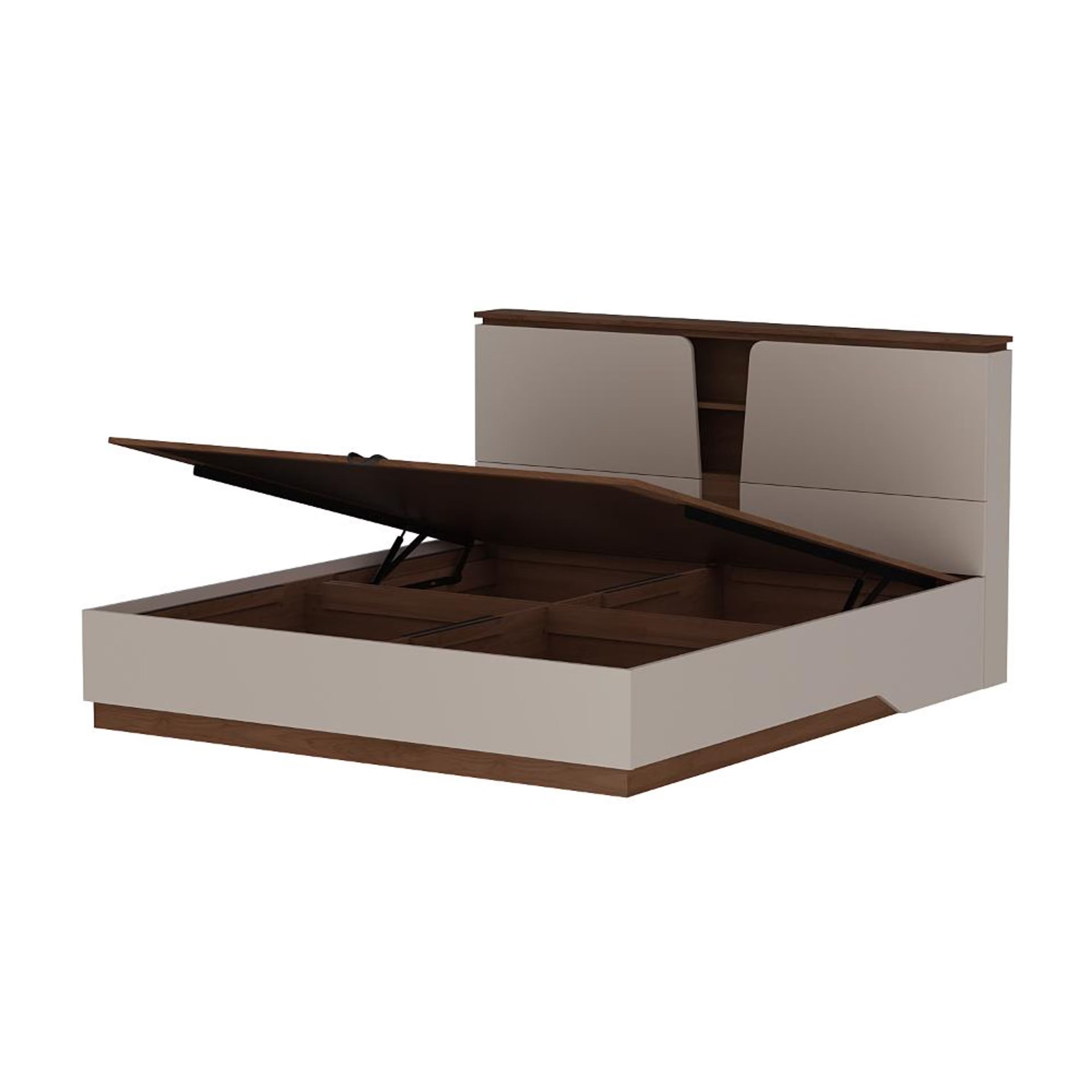 Wakefit Kora King Storage Engineered Wood Bed with Hydraulic mechanism King - 78" x 72 5 Wakefit Kora King Storage Engineered Wood Bed with Hydraulic mechanism King - 78" x 72\