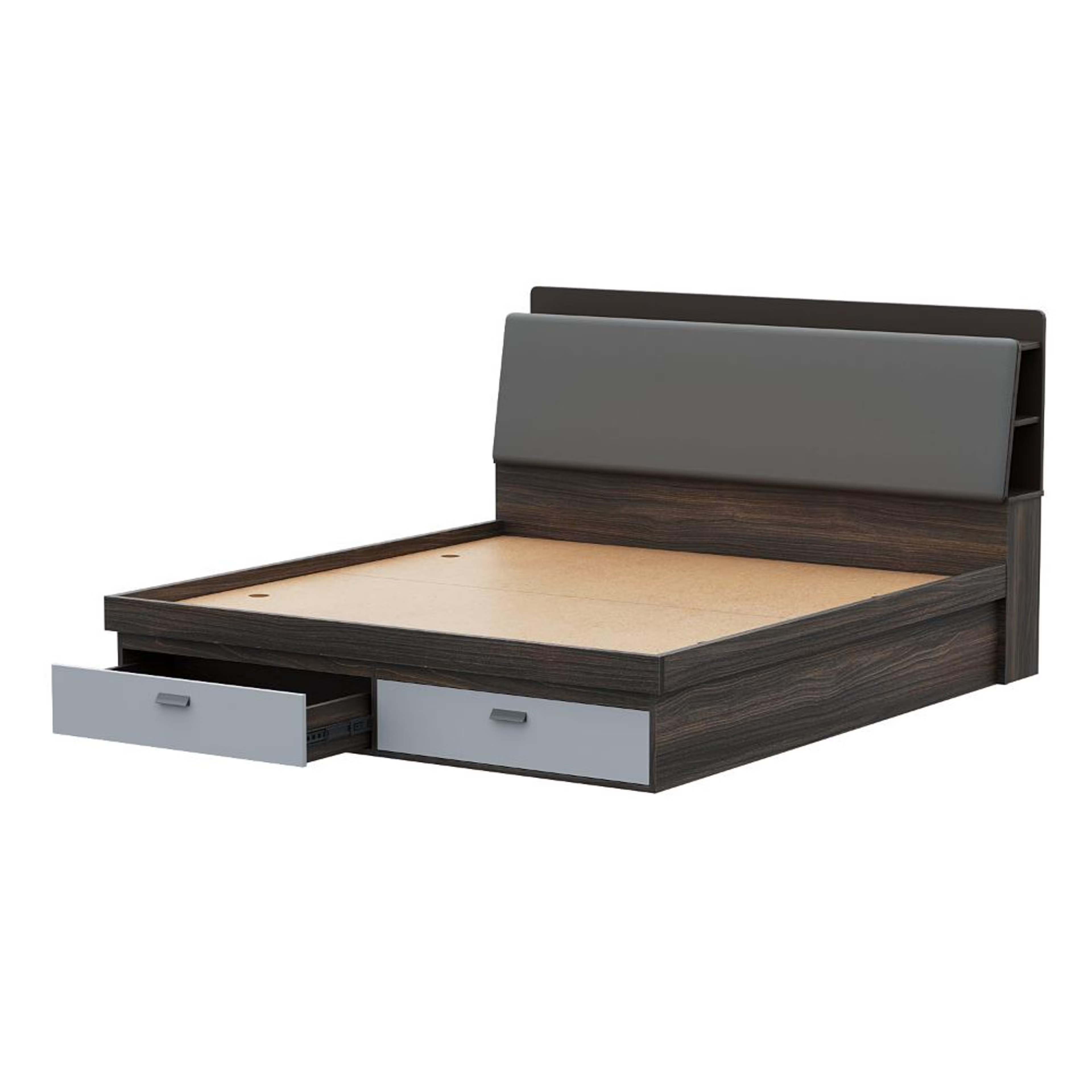 Wakefit ATLAS King Storage Engineered Wood Bed-Wyoming Maple King - 78" x 72" - 1.98m x 1.83m 5 Wakefit ATLAS King Storage Engineered Wood Bed-Wyoming Maple King - 78" x 72" - 1.98m x 1.83m