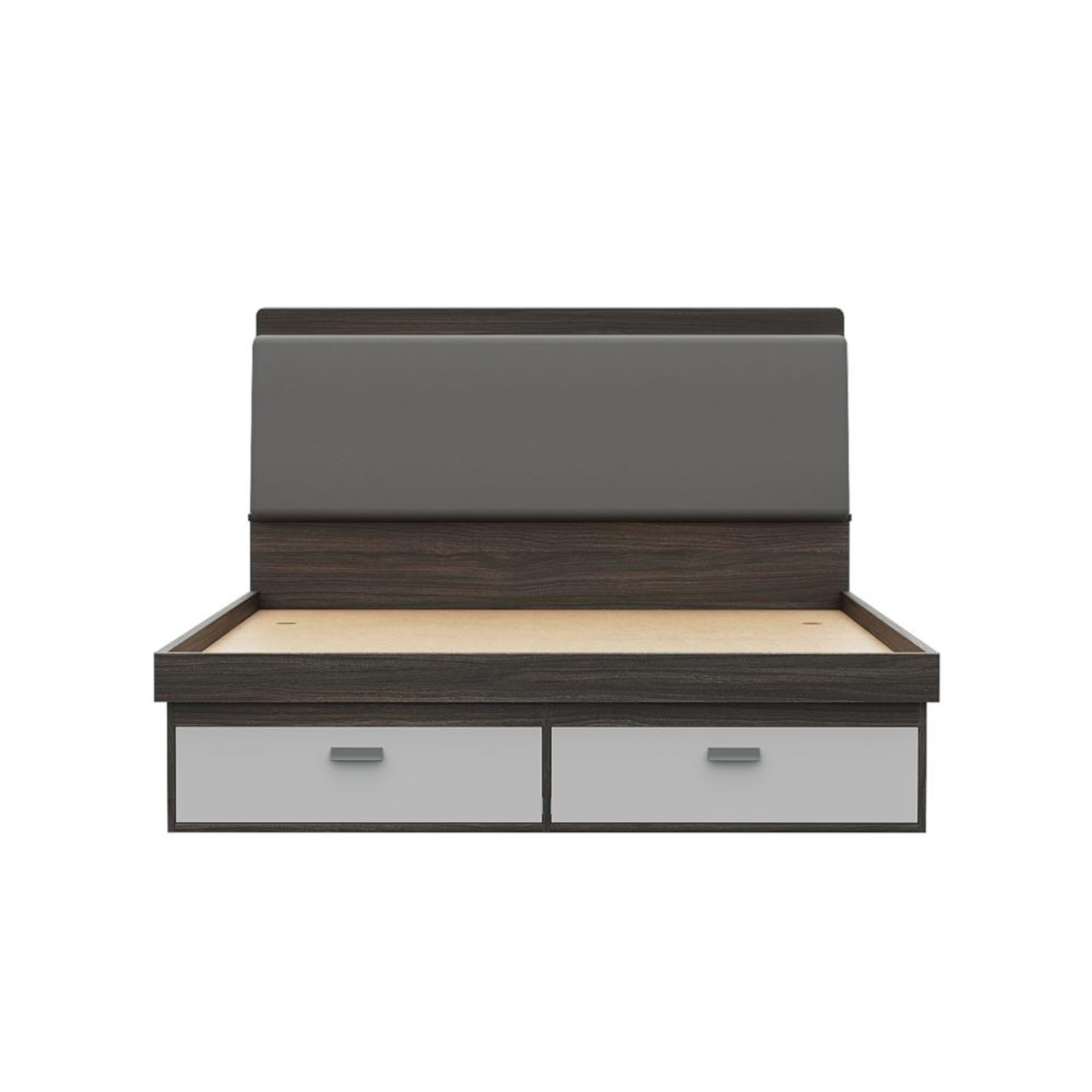 Home 34 Wakefit ATLAS Queen Storage Engineered Wood Bed-Wyoming Maple Queen - 78" x 60" - 1.98m x 1.52m